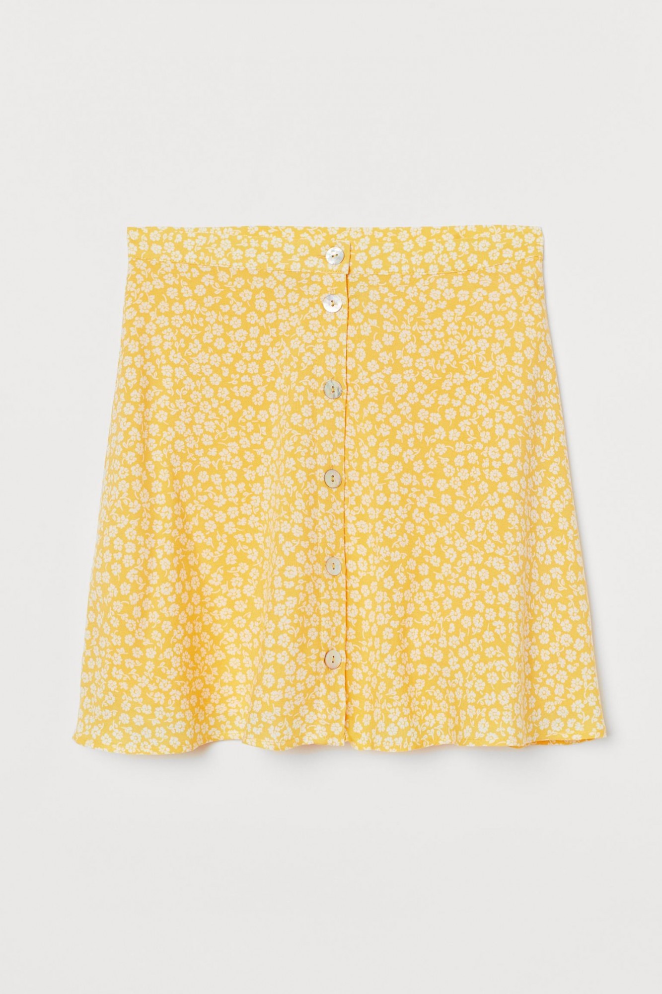 

Юбка H&M 36 желтый цветы 8726531sm