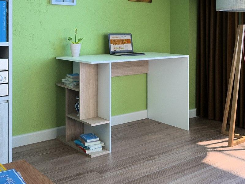 

Компьютерный стол LEGA-28 FlashNika Дуб Лимберг + Нимфея Альба