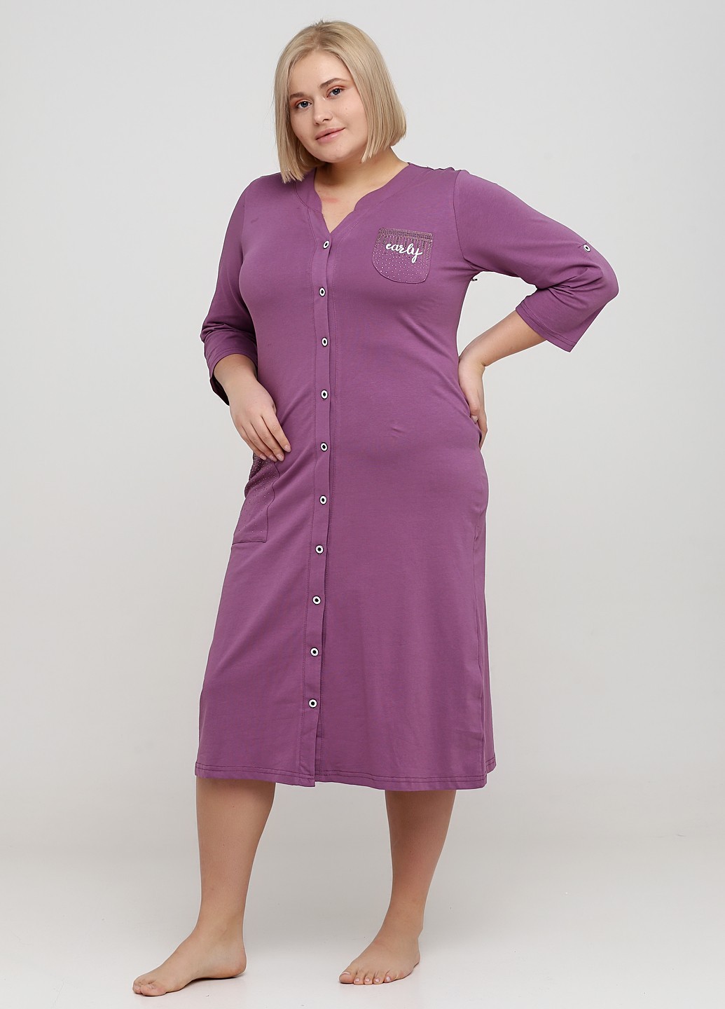 

Халат Wild Love  сиреневый 82379, Халат Wild Love 2XL сиреневый 82379