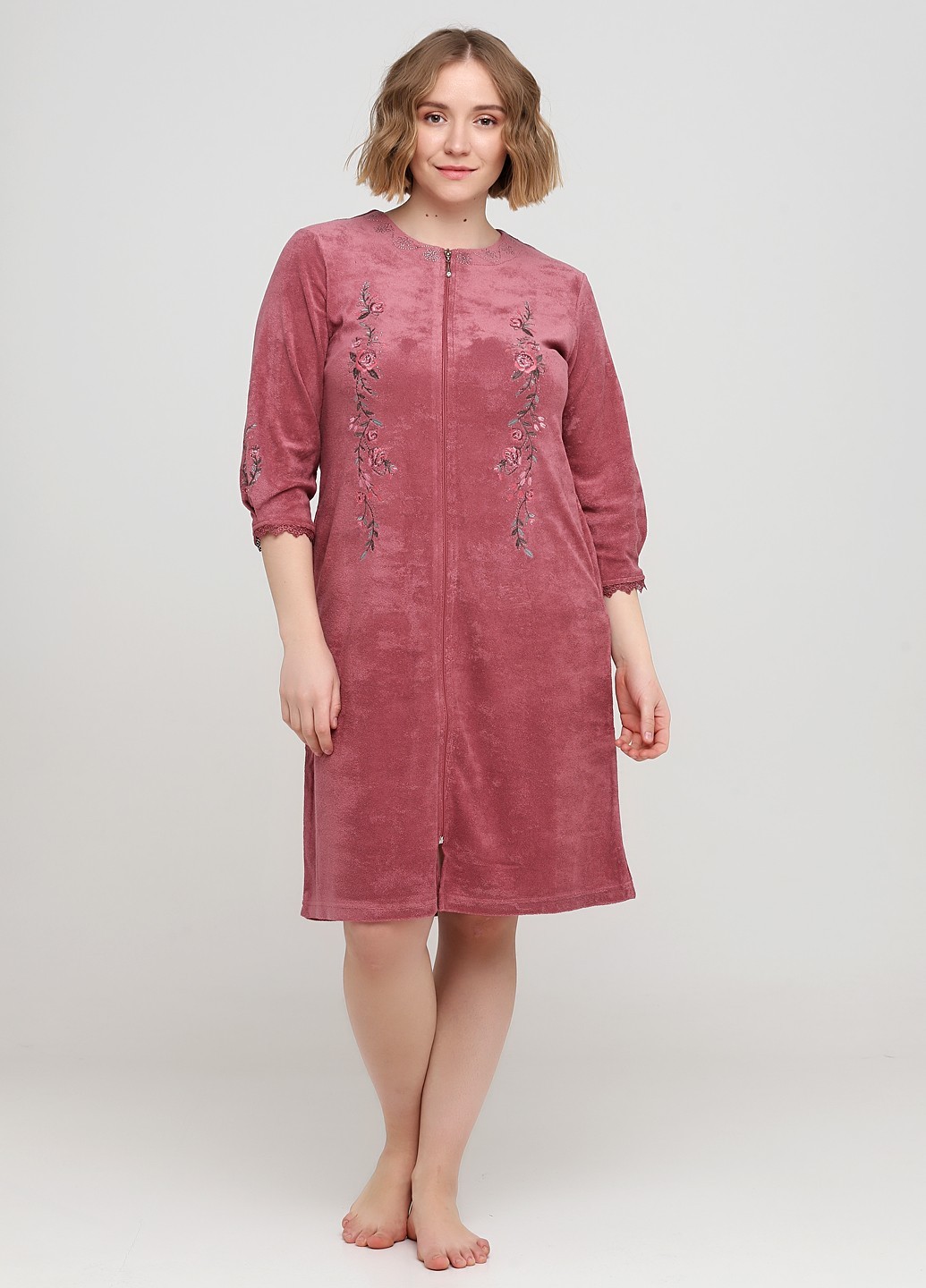 

Халат Wild Love  розовый 003-3, Халат Wild Love 2XL розовый 003-3