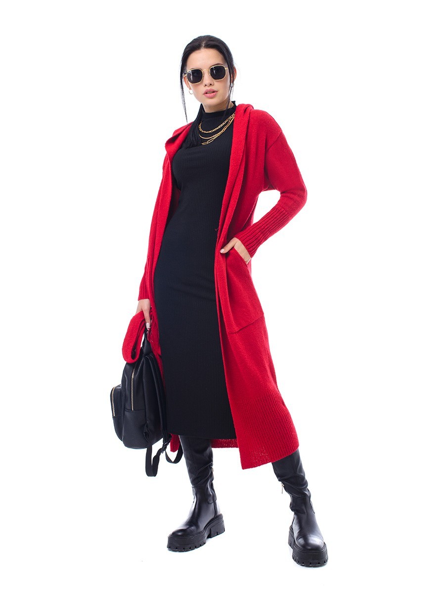 

Вязаный кардиган SVTR 471 - красный (SVTR 471, Вязаный кардиган SVTR 471 42-44 красный (SVTR 471)