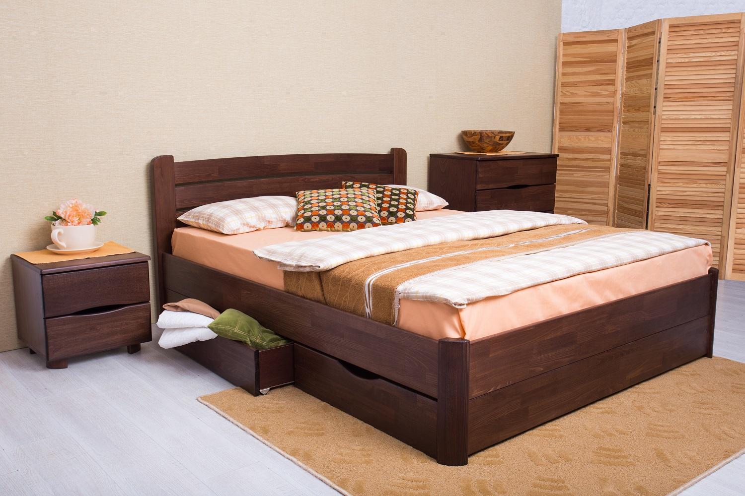 

Кровать Олимп София V с четырьмя ящиками 120x200 Венге