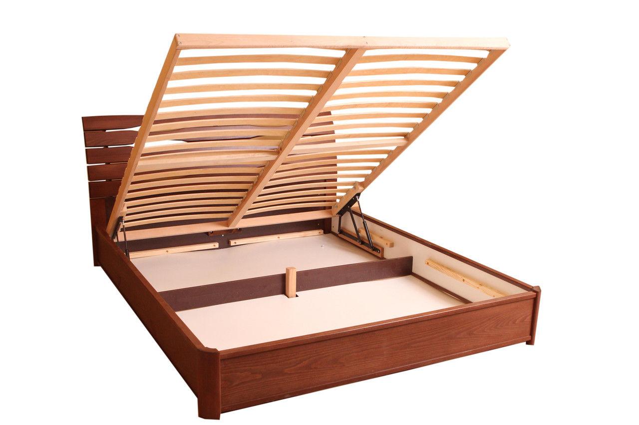 

Кровать полуторная Олимп Марита N с подъемным механизмом 140x200 Орех
