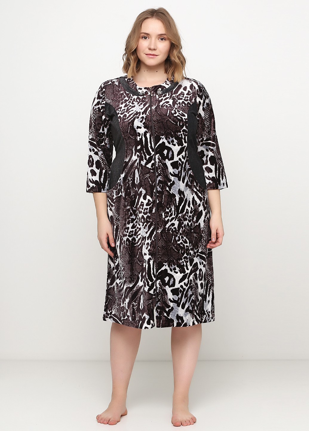 

Халат Wild Love  коричневый 20771, Халат Wild Love 3XL коричневый 20771