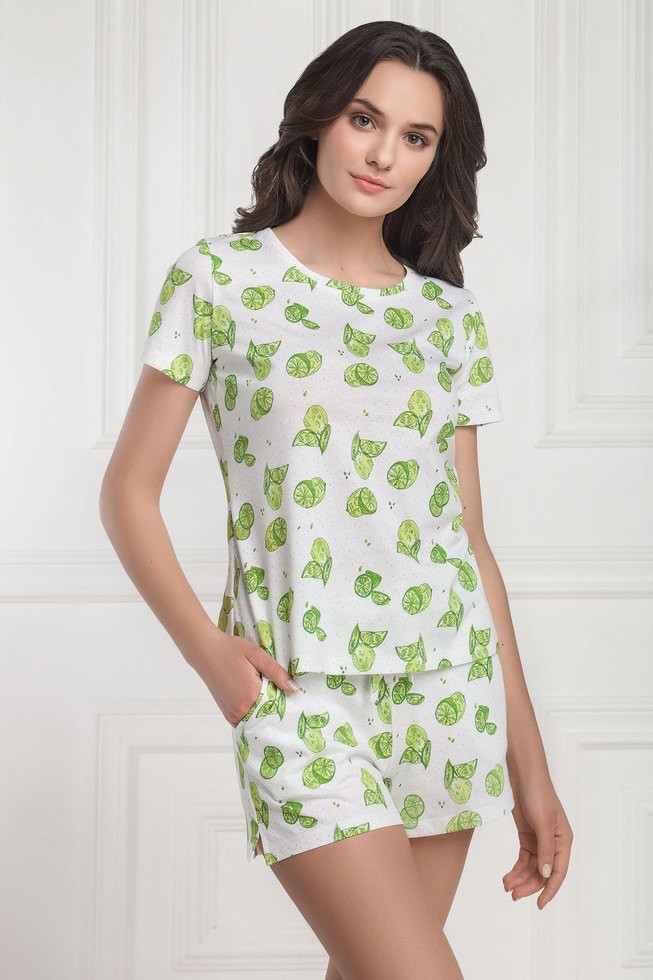 

Женская пижама Jasmine lingerie SHIRLY 4602/16 GENTA 4702/16  футболка, шорты с лаймами, Женская пижама Jasmine lingerie SHIRLY 4602/16 GENTA 4702/16 L футболка, шорты с лаймами