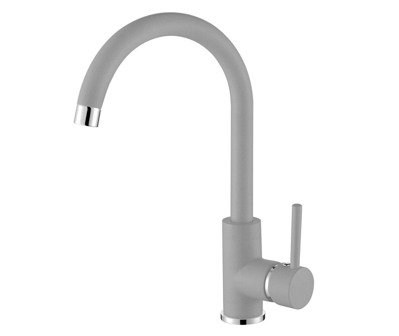

Смеситель кухонный Aquasanita Sabia 5523-220 Argent, серый