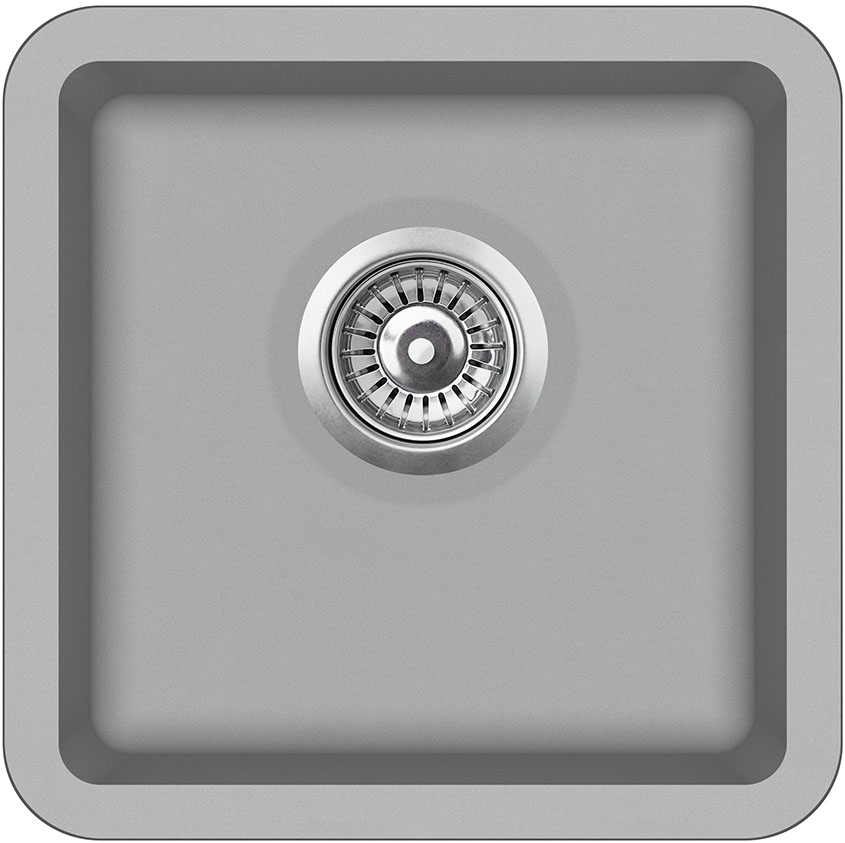 

Кухонная мойка AquaSanita Arca SQA100W-220 Argent, серый