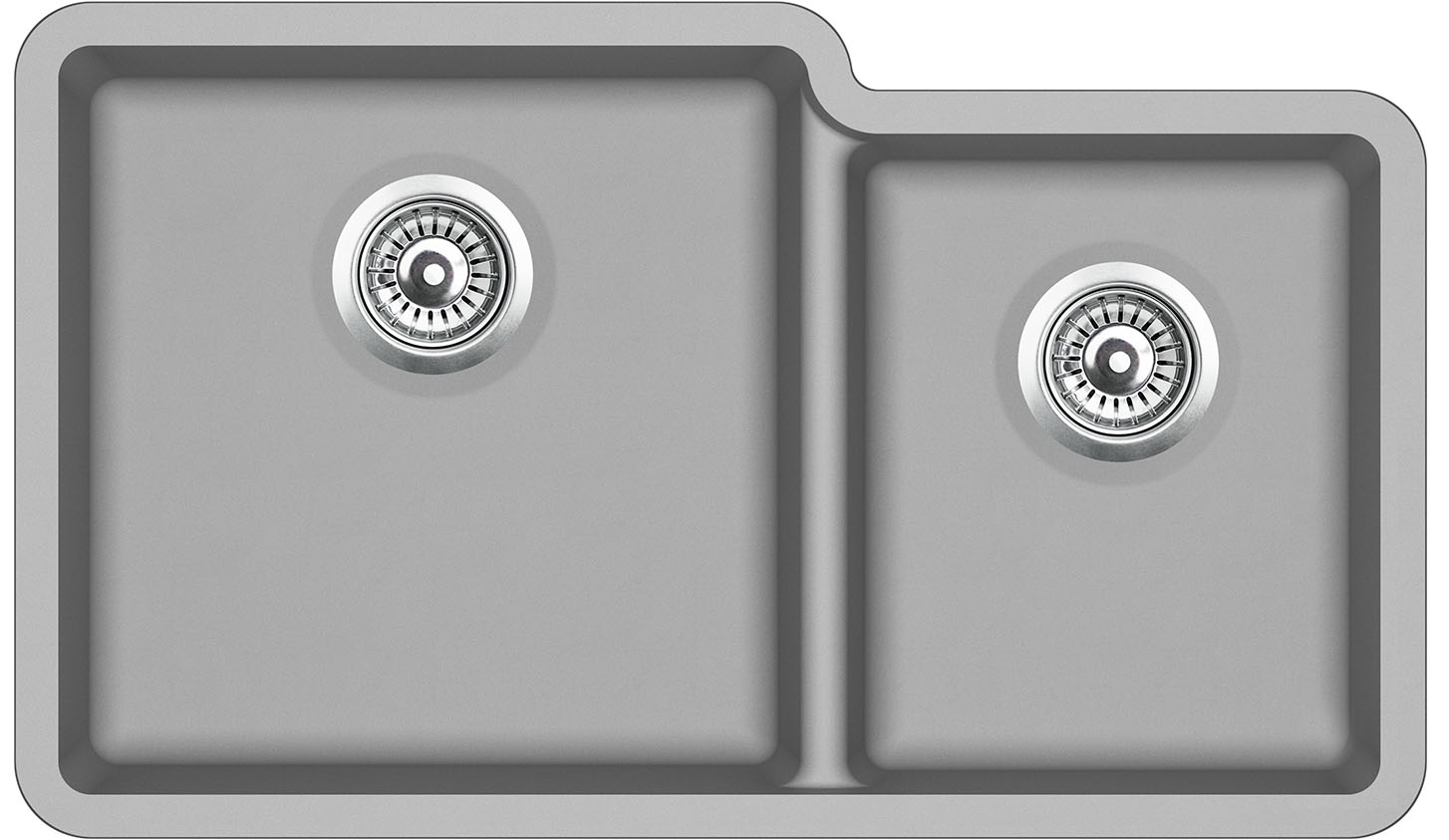 

Кухонная мойка AquaSanita Arca SQA230L-220 Argent, серый