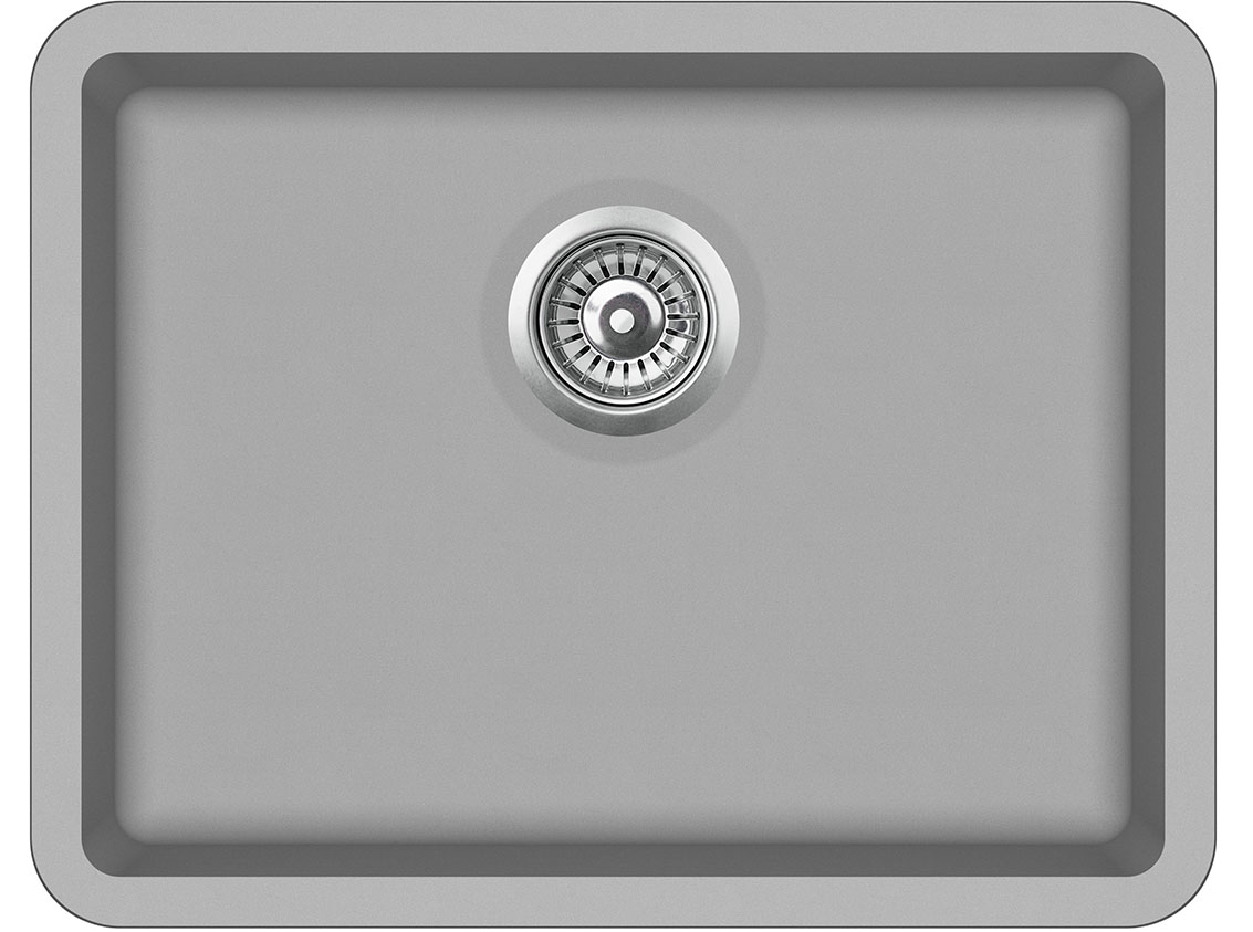 

Кухонная мойка AquaSanita Arca SQA102W-220 Argent, серый