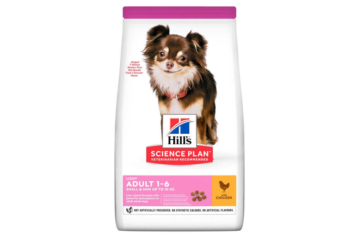 

Сухой корм Hill's Science Plan Adult Light Small Mini Dog Breed Chicken 1.5 кг