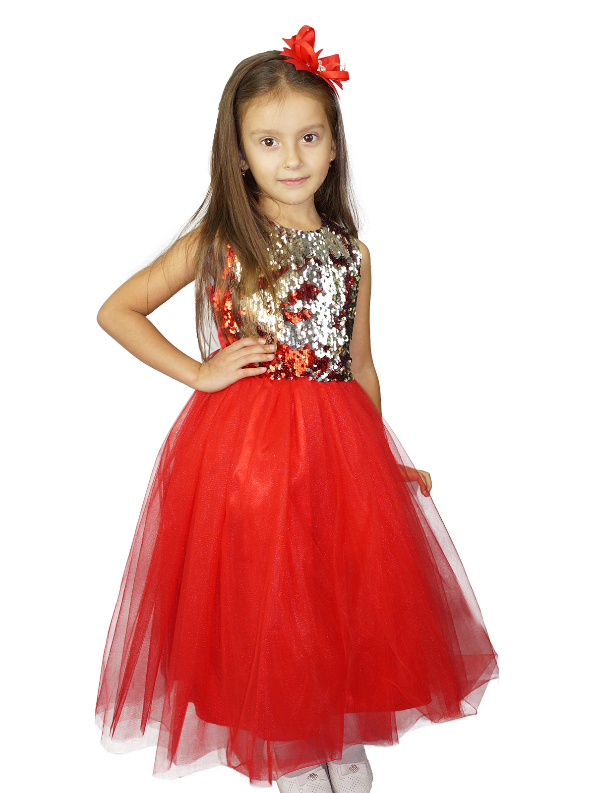 

Платье нарядное JULA KIDS 104 Красный 191024С