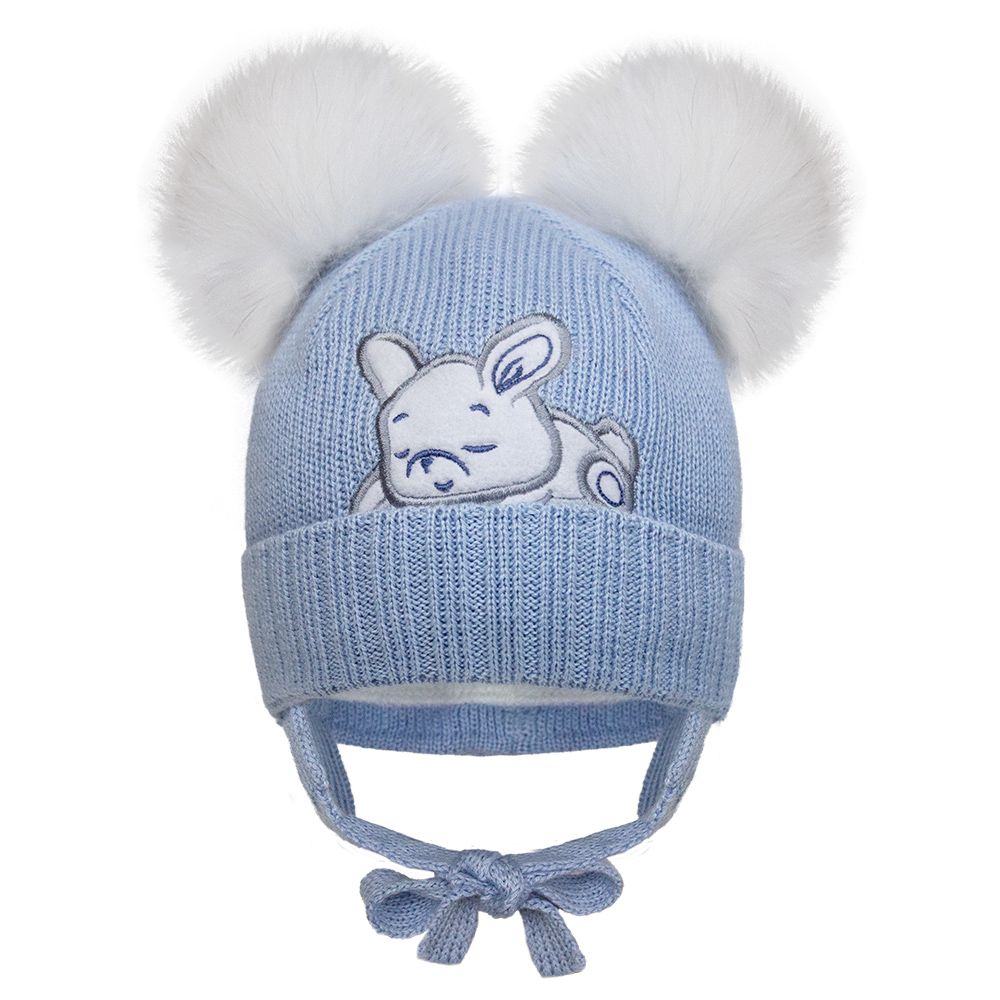 

Шапка зимняя Девид стар 36 Голубой 21435