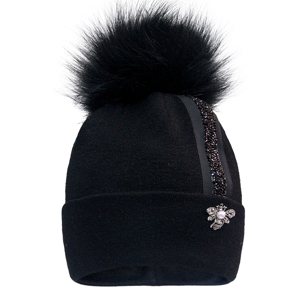 

Шапка зимняя Девид стар 56 Черный 21409