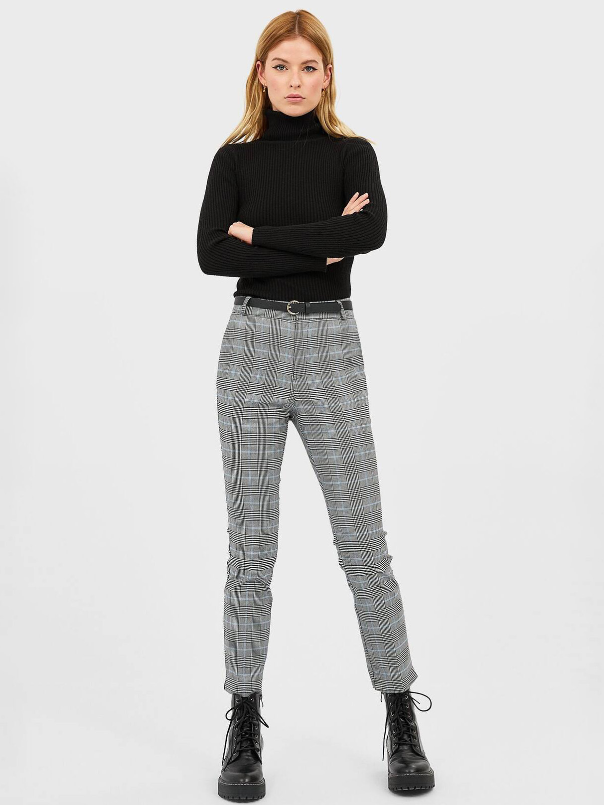 

Брюки Stradivarius 04504403001  Принт, Брюки Stradivarius 04504403001 34 Принт