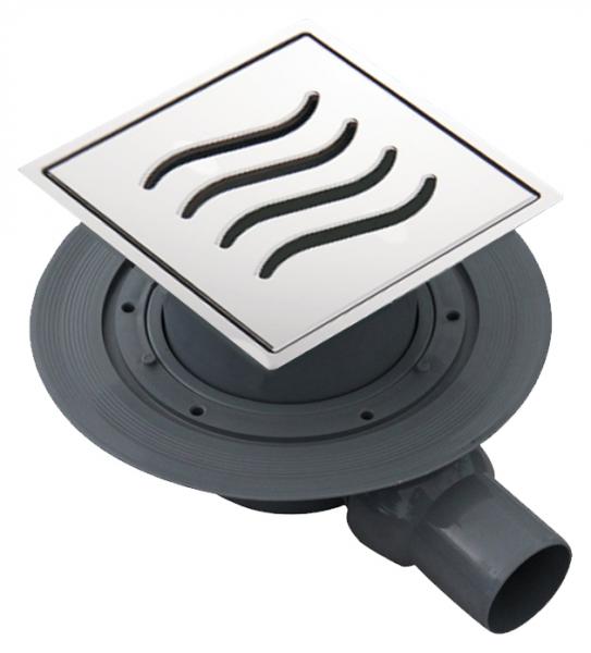 

Душевой трап Pestan Confluo Smart Drains 13000070 с решеткой Волна (150x150 мм)