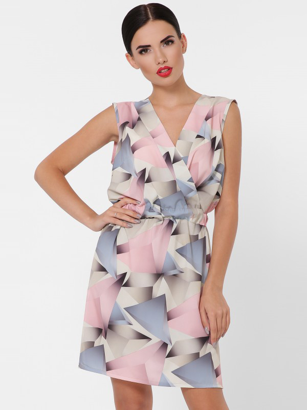 

Платье Fashion Up Milena PL-1630F 42 Розовое