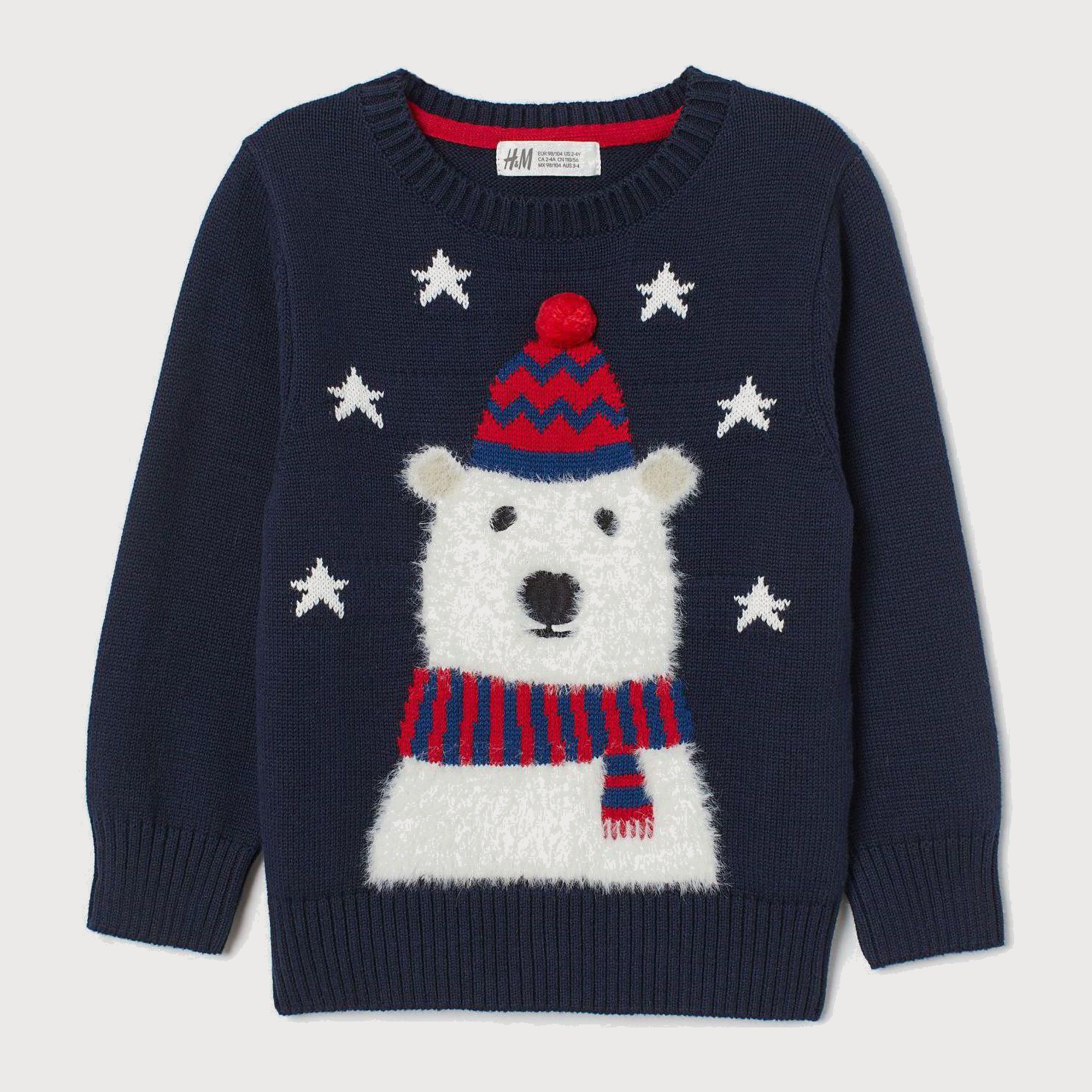

Джемпер H&M 8010750-ACSJ 110-116 см Темно-синий с принтом (DD3000002751440)