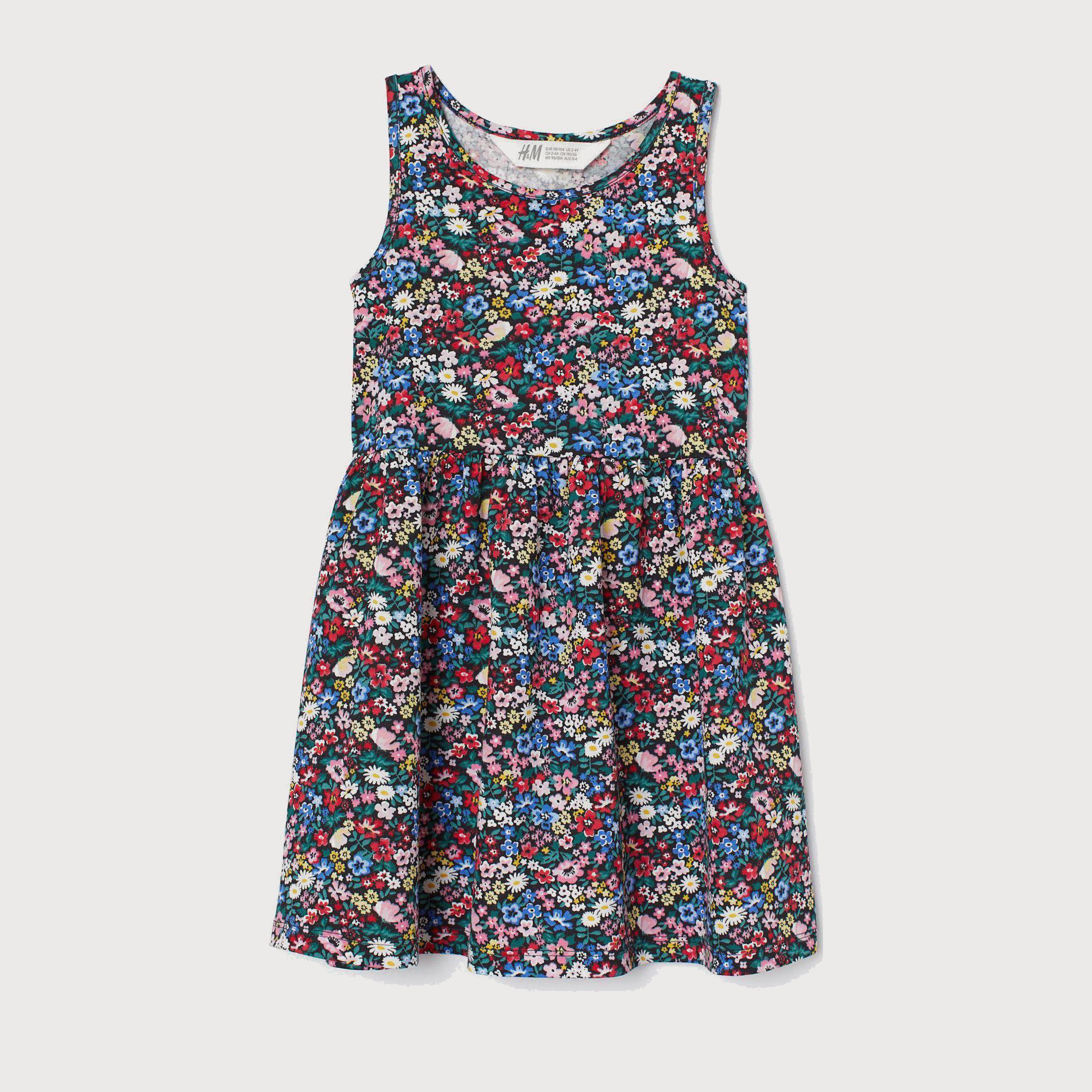 

Сарафан H&M 7396591-ADMZ 122-128 см Черный в узоры