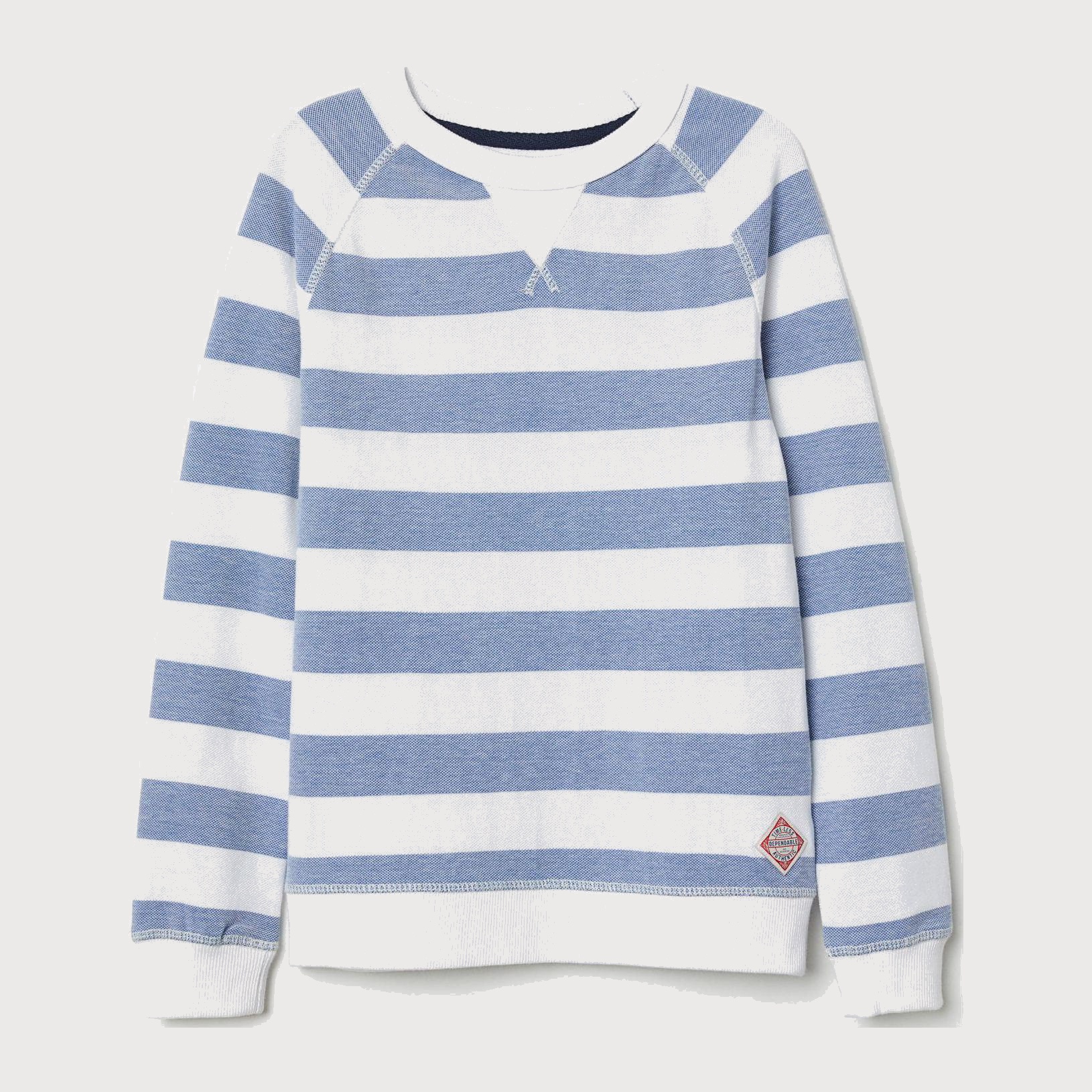 

Свитшот H&M 7181249-AAKA 170 см Белый/Синий в полоску