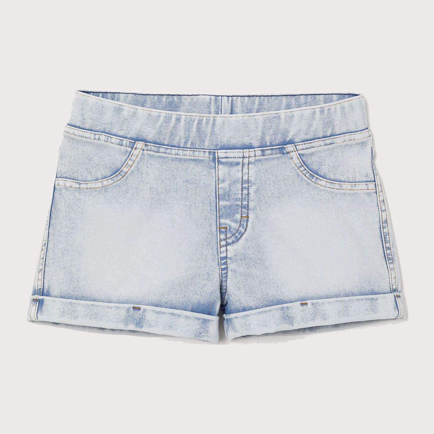 

Шорты джинсовые H&M 6981119-ABAY 170 см Белый/Темно-синий