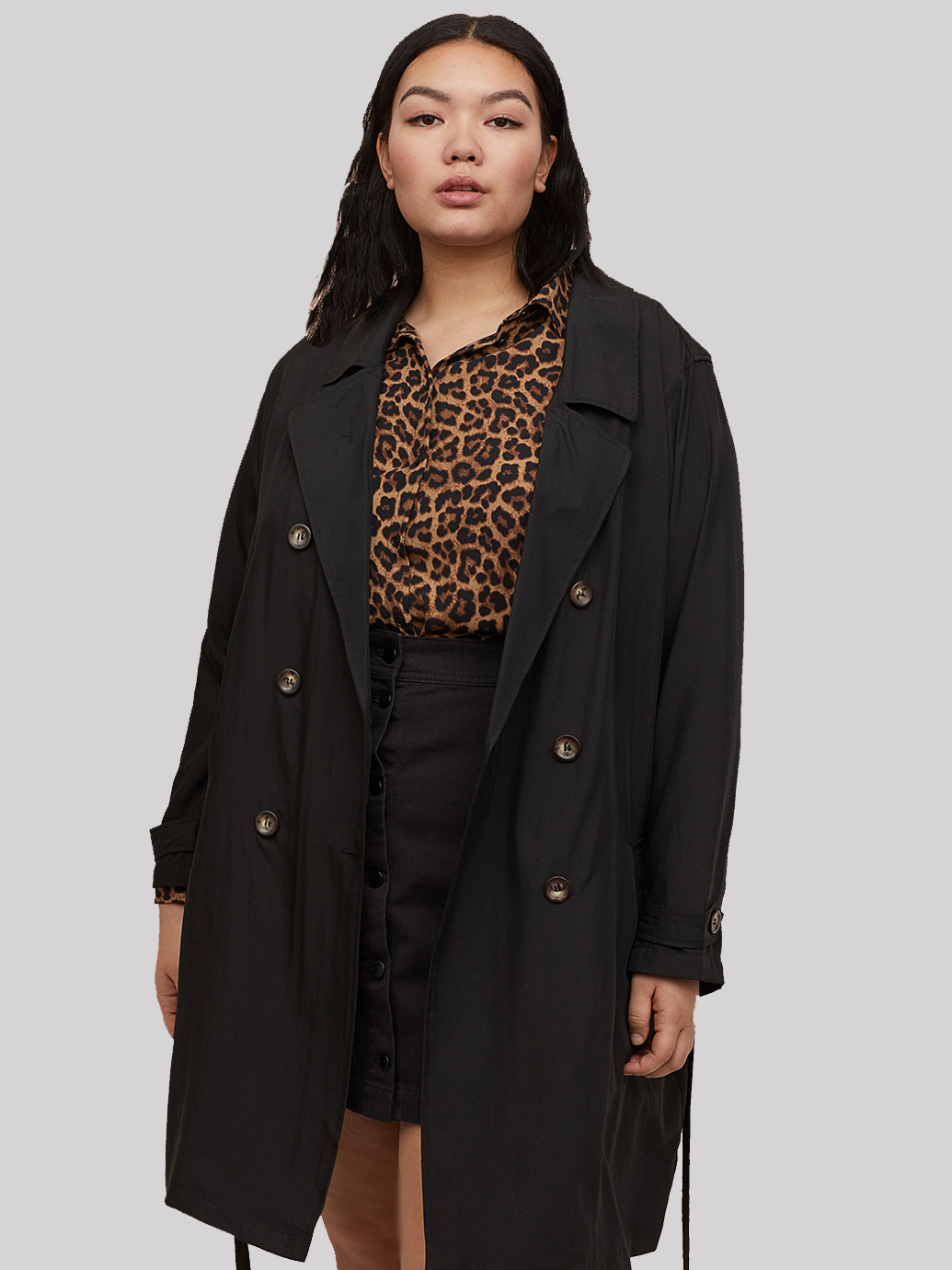 

Тренч H&M 7383519-AAAD 3XL Черный (DD3000003161293_LD2000000854908)