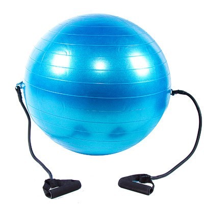 

Мяч фитнес (Anti-burst) с эспандером, D 65 см, IronMaster (IR97407-2)