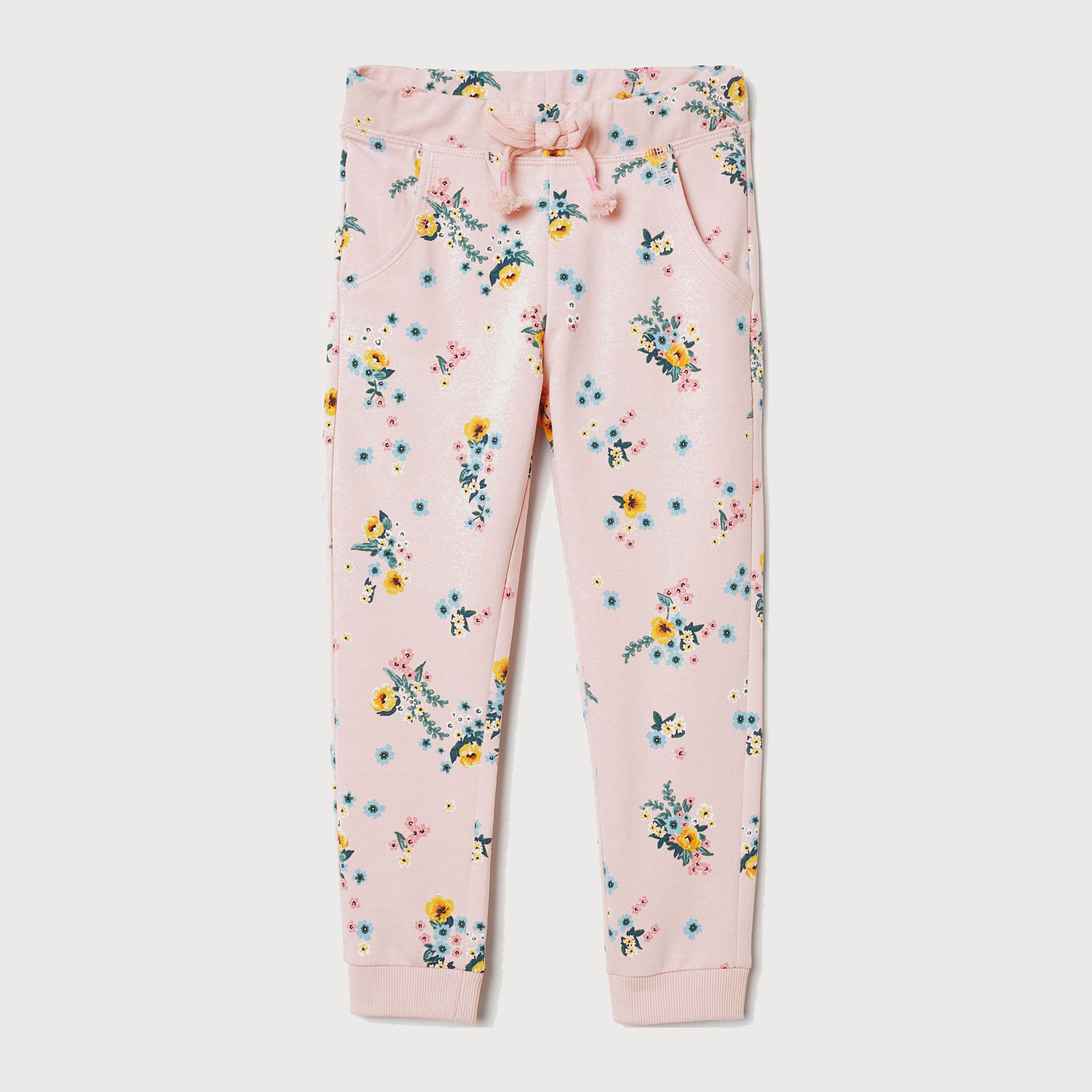 

Брюки H&M 6468238-ABCD 110 см Розовые в цветные узоры