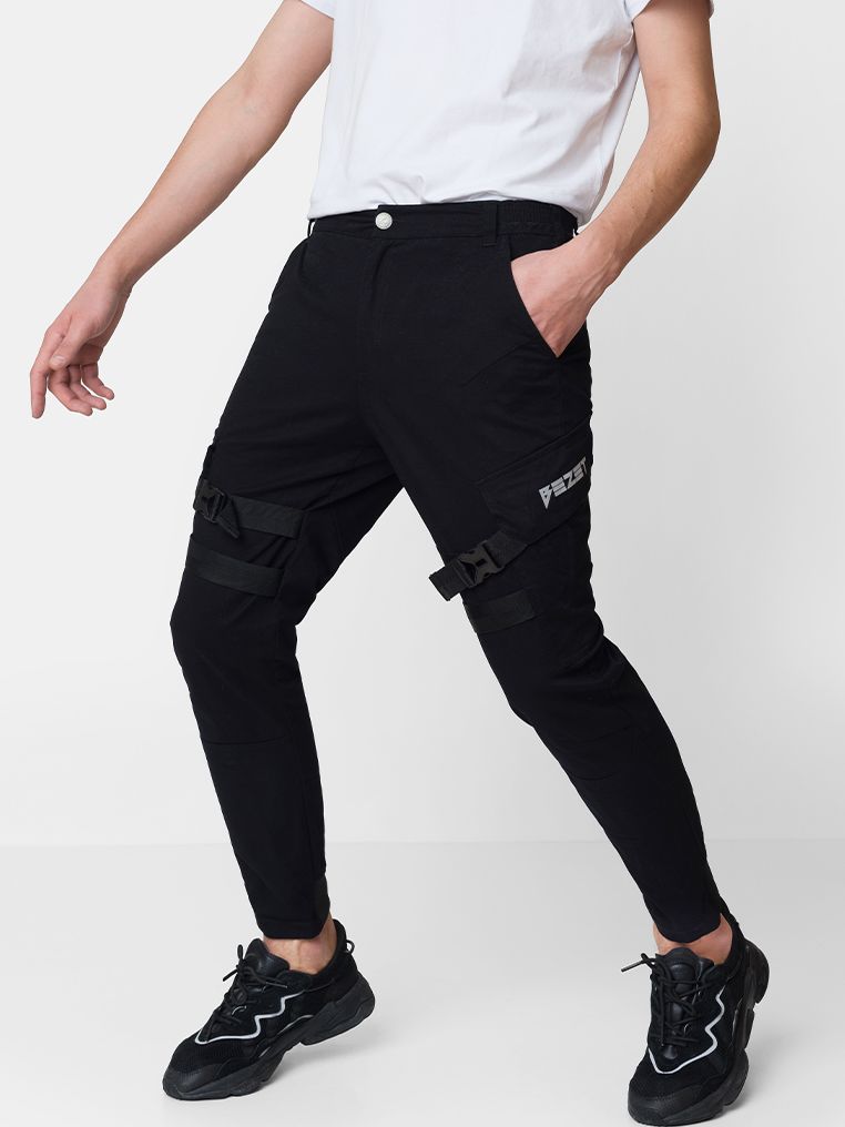 

Брюки карго джоггеры BEZET Aggressive 2.0 Black 1402 S Черные