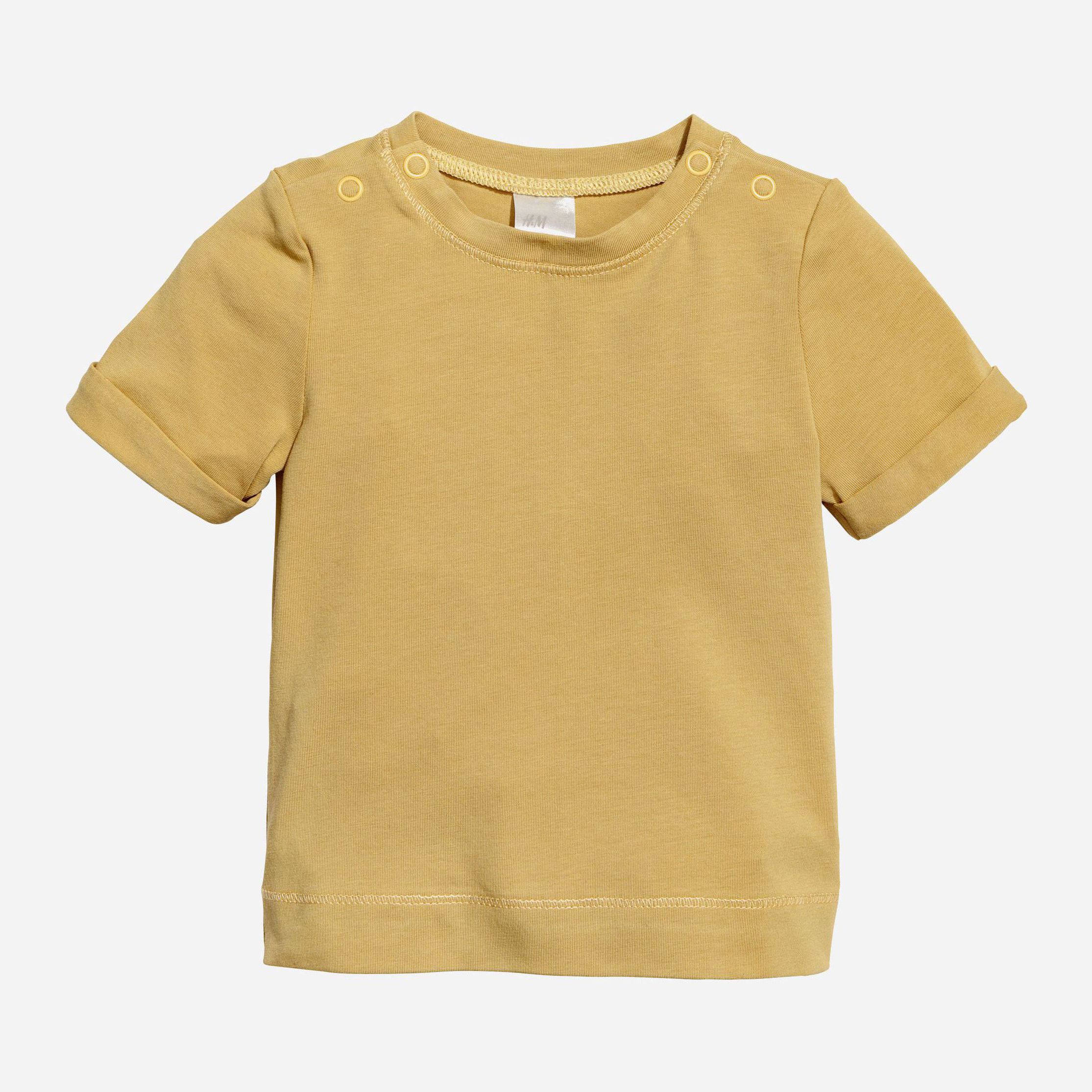 

Футболка H&M 6083327-ACSC 62 см Горчичная