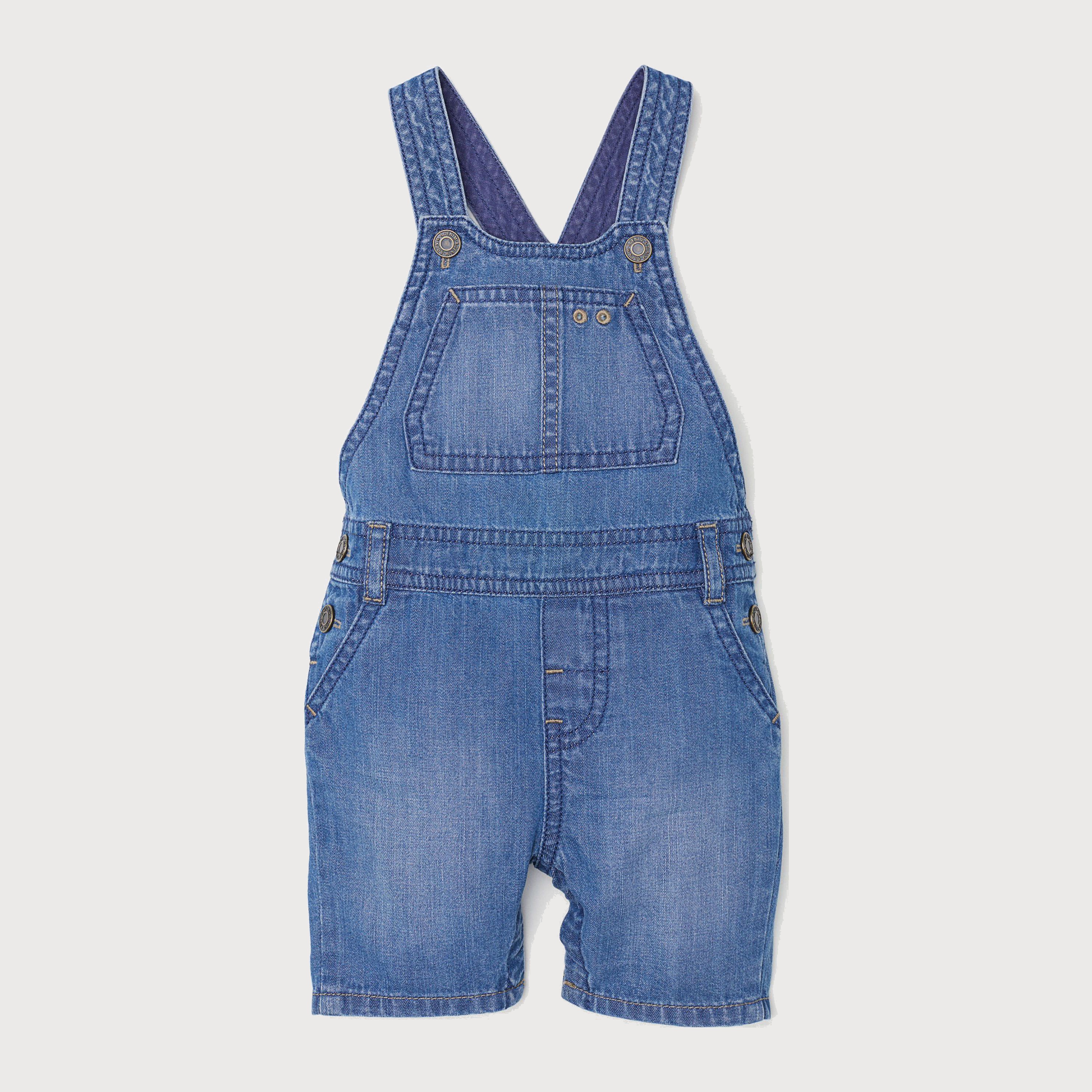 

Полукомбинезон джинсовый H&M 5947507-ACXD 68 см Синий (DD3000000689035)