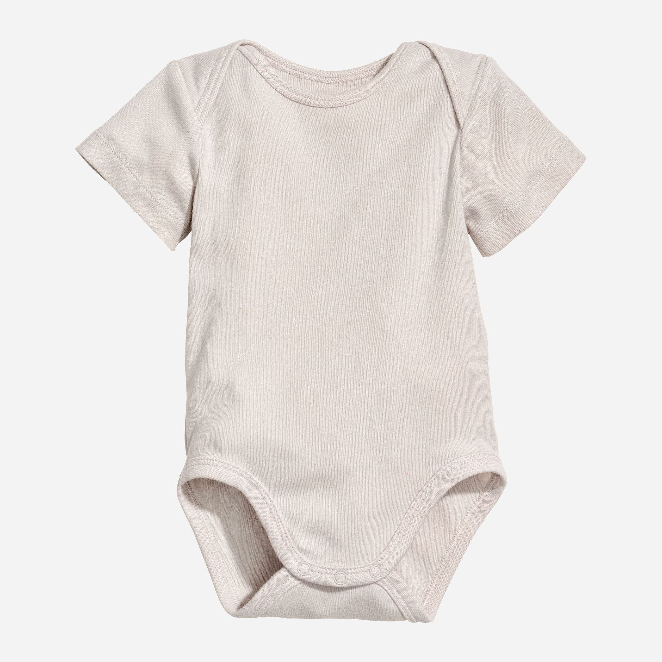 

Боди-футболка H&M 5881847-ACWW 68 см Светло-серая