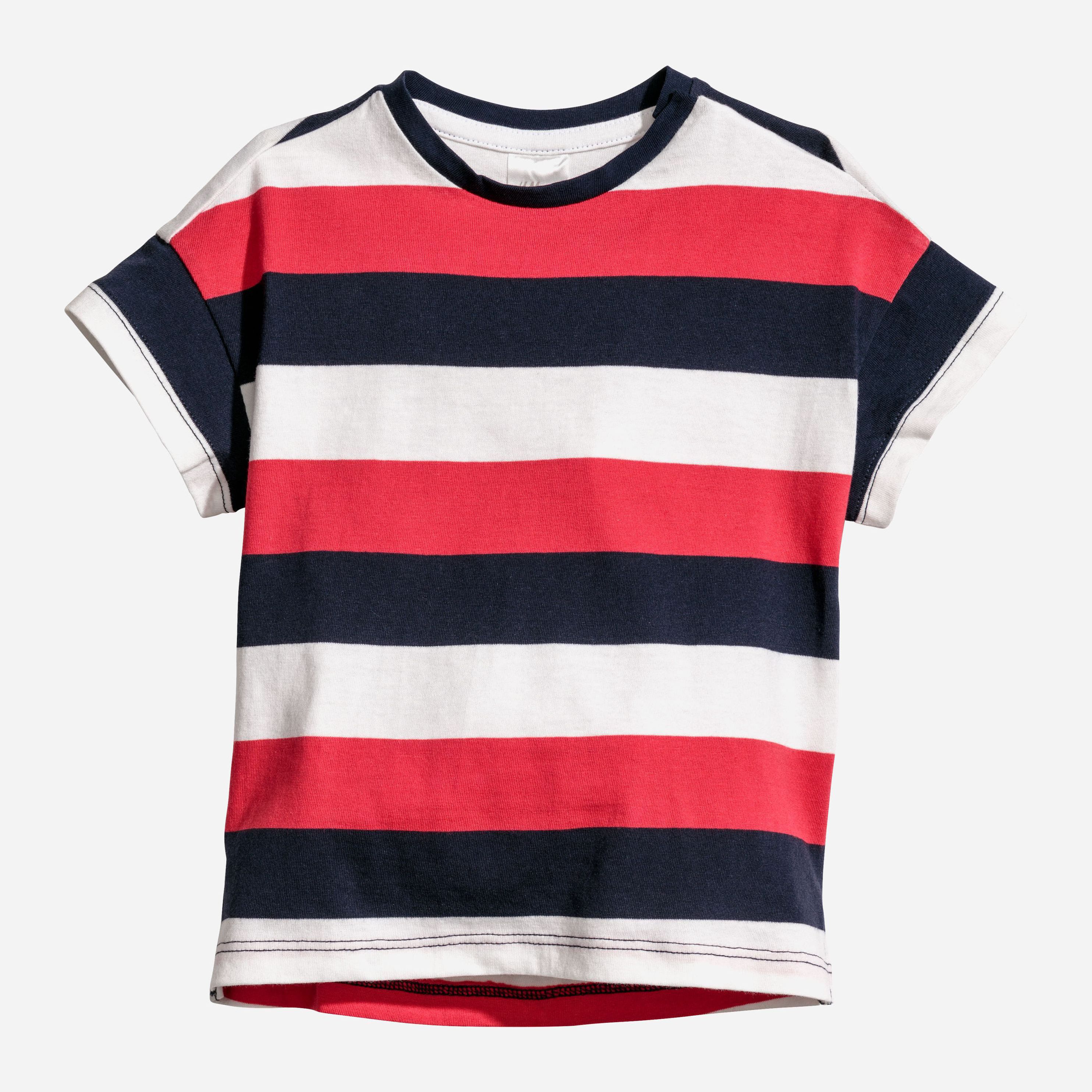 

Футболка H&M 5800457-ABNR 68 см Синий/Красный/Белый