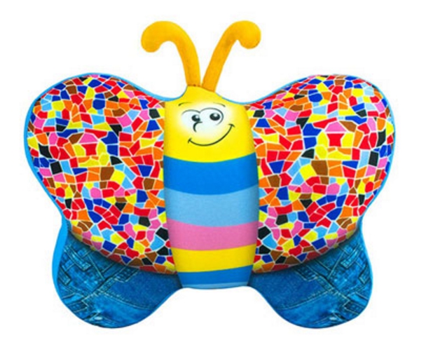 

Игрушка-антистресс Бабочка джинсовая 27 см., Danko Toys