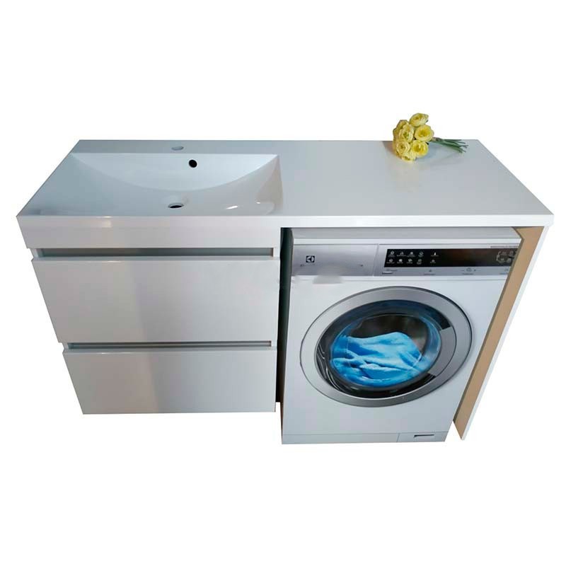 

Тумба Fancy Marble Jamaica 125L/R с умывальником Amelia 1245