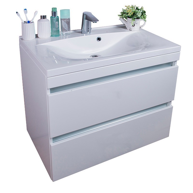 

Тумба Fancy Marble Borneo 800 с раковиной Yonna 800 Белый