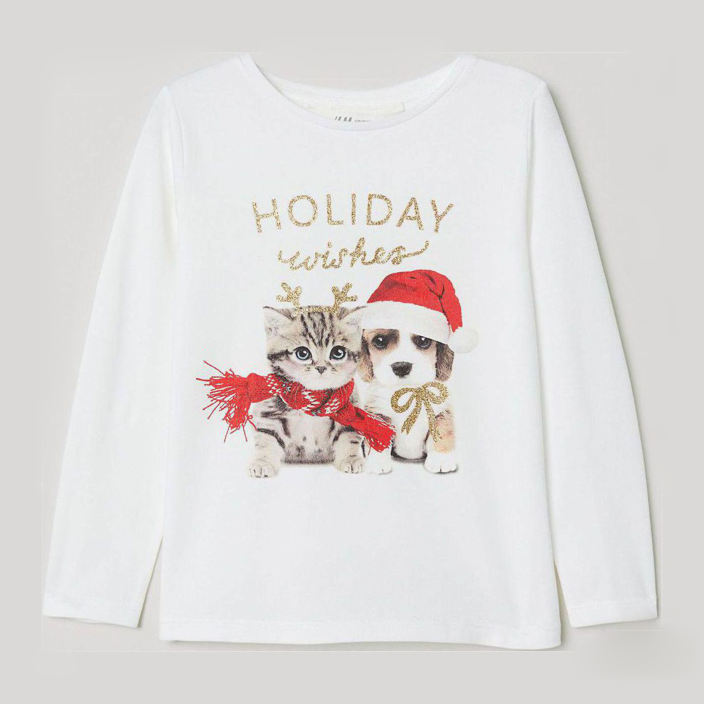 

Футболка с длинными рукавами H&M 5652008-ACTR NY 98-104 см Белоснежная