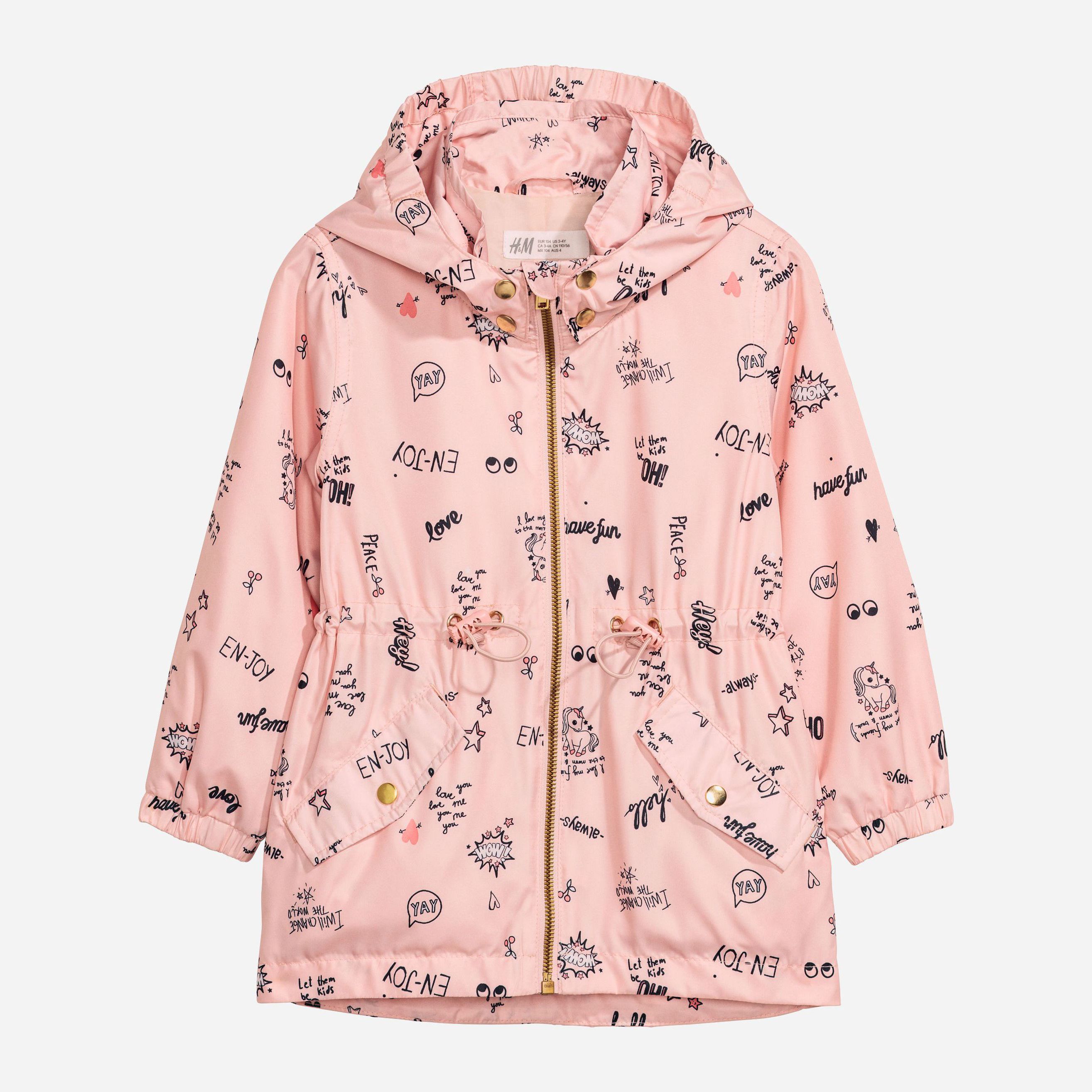 

Ветровка H&M 5650307-AASC 140 см Розовая в узоры