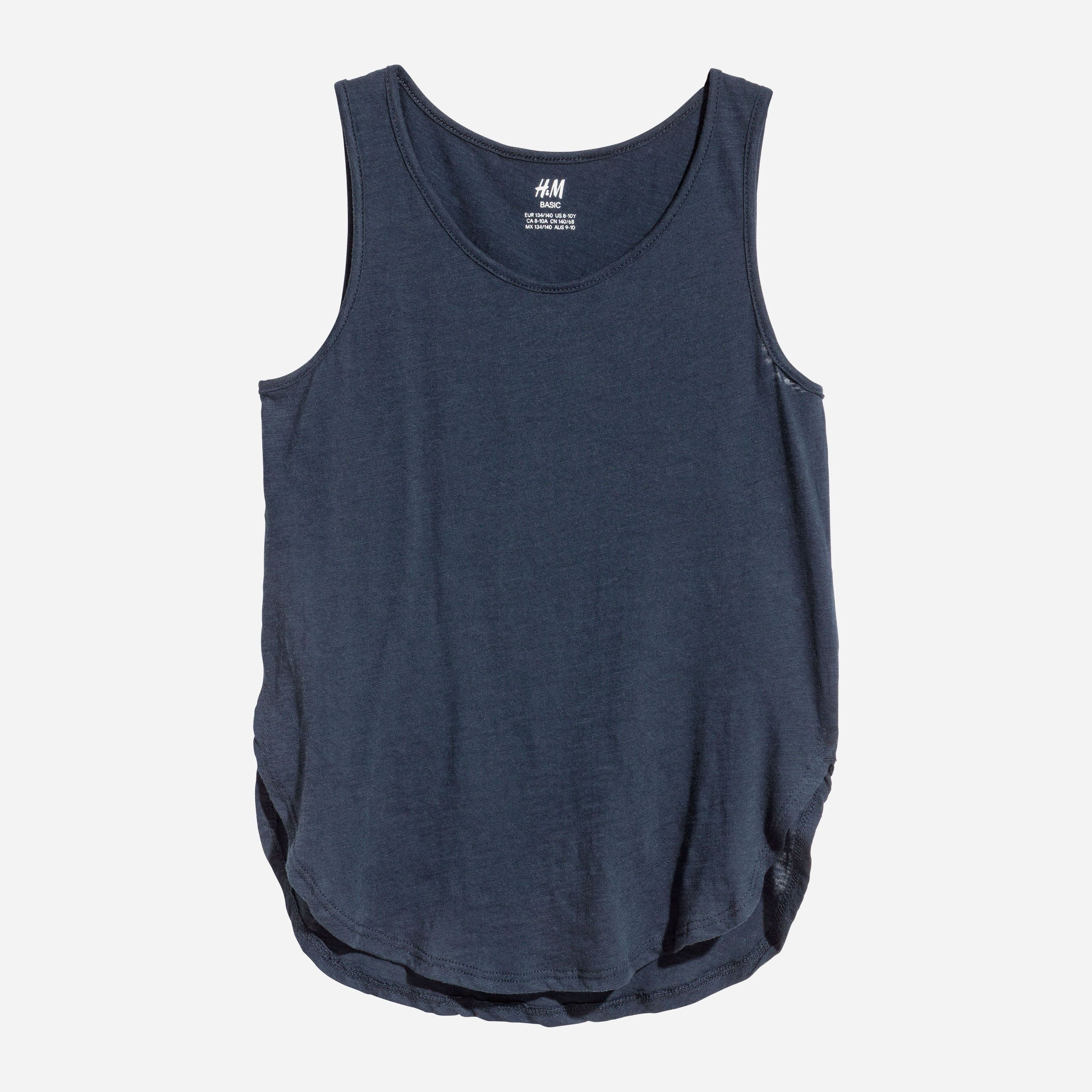 

Майка H&M 5377666-AAQJ 170 см Темно-синяя