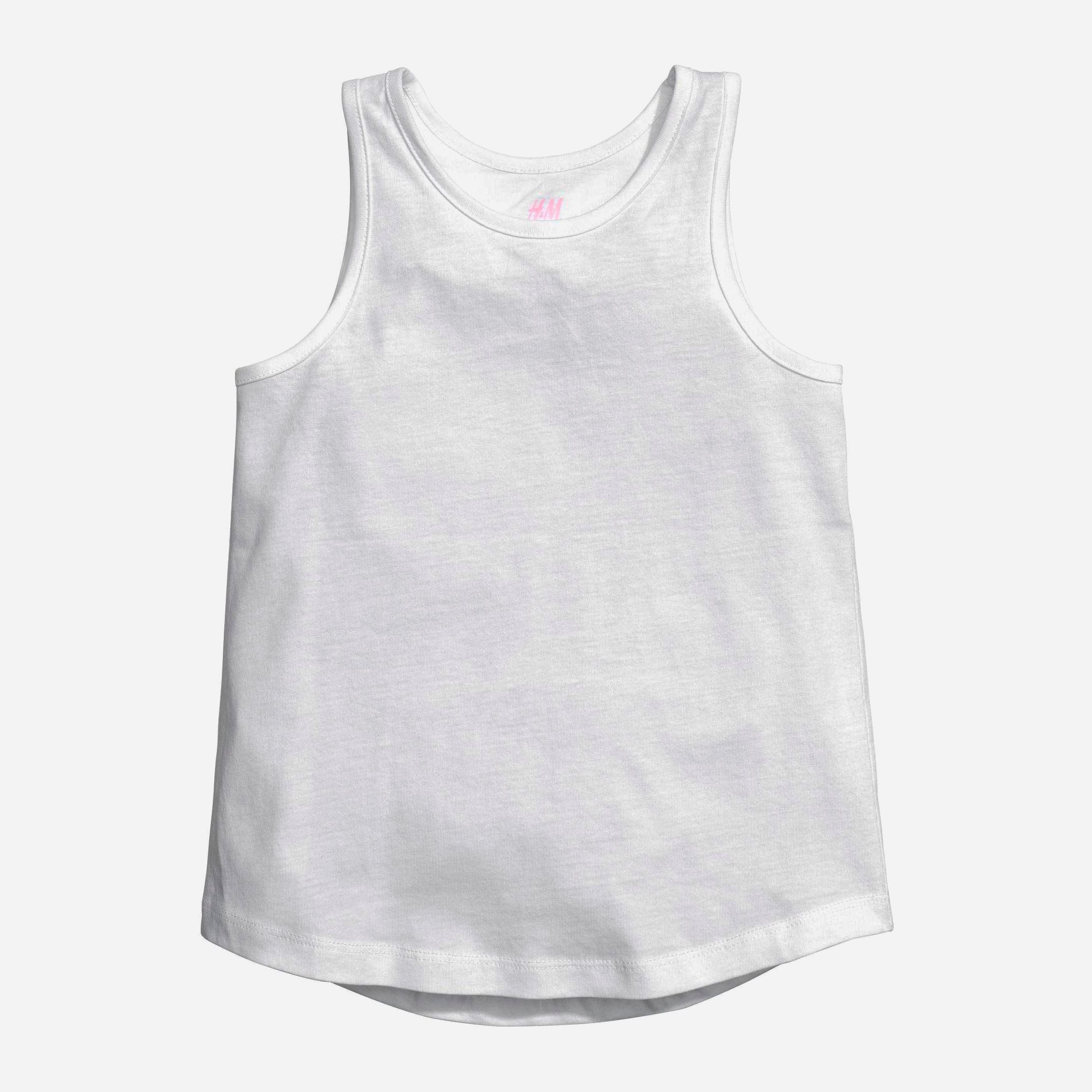 

Майка H&M 5106968-ACTS 134-140 см Белая