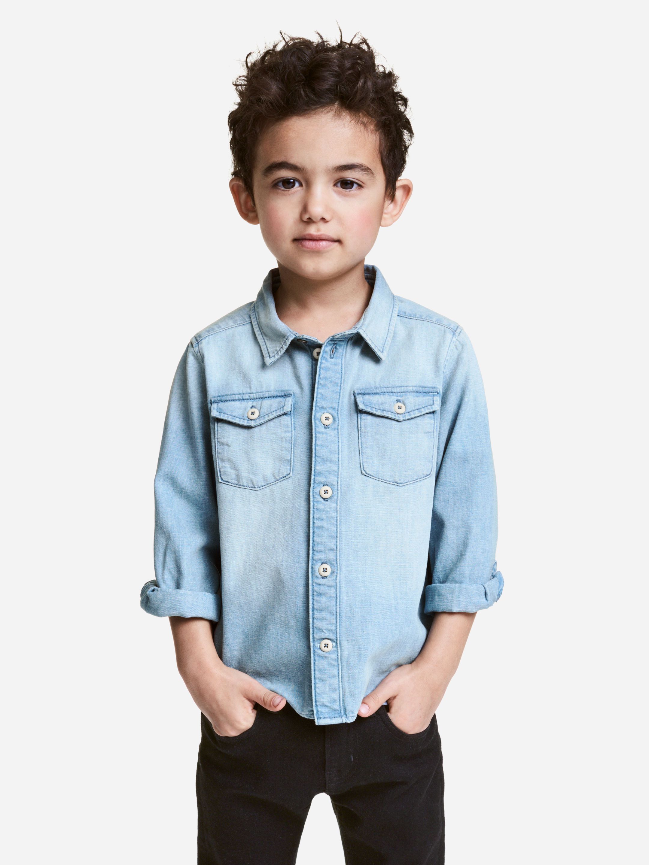 

Рубашка H&M 4758045-ACWX 92 см Светло-синяя (DD3000000068366)