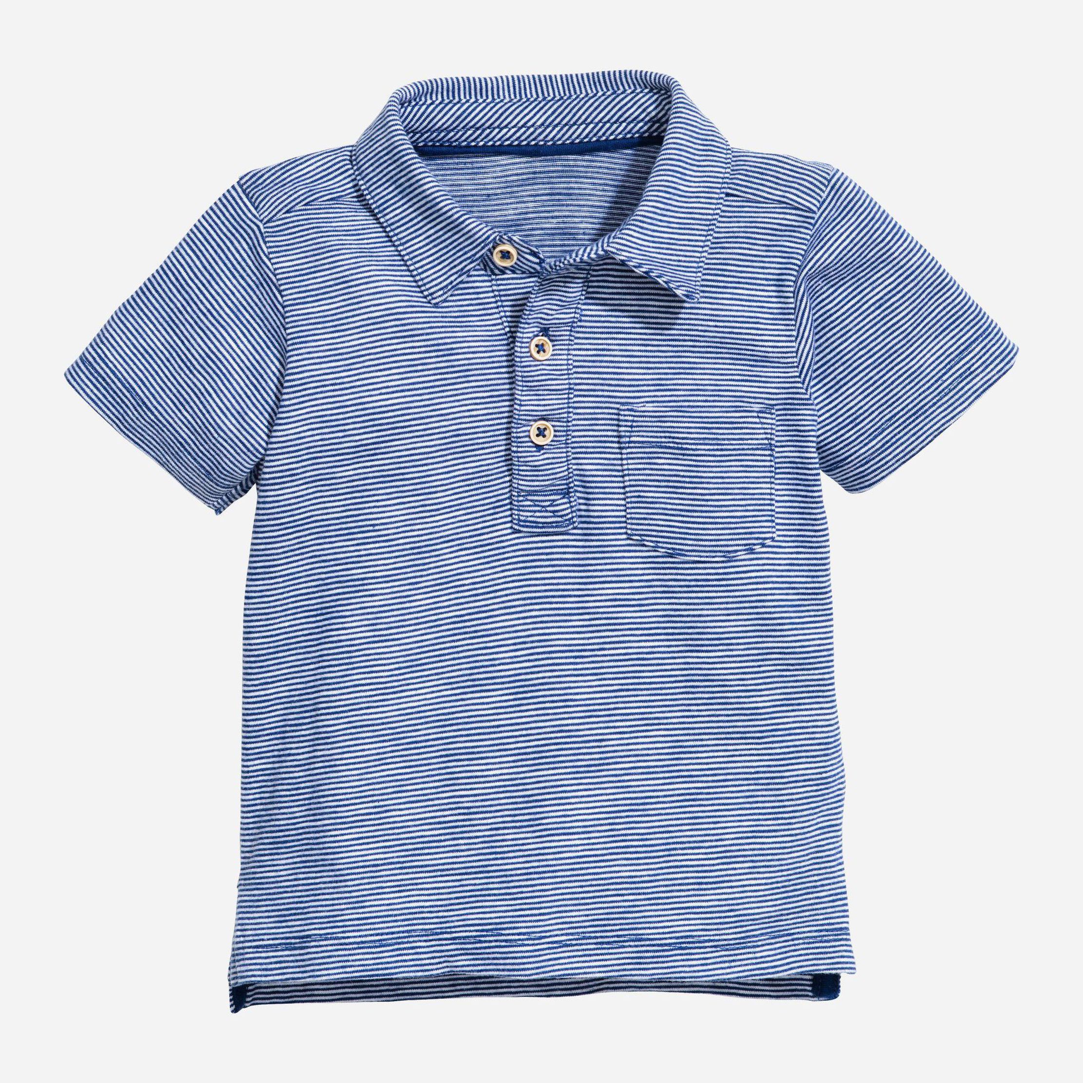

Поло H&M 3547585-ADGG 74 см Синий/Белый в полоску