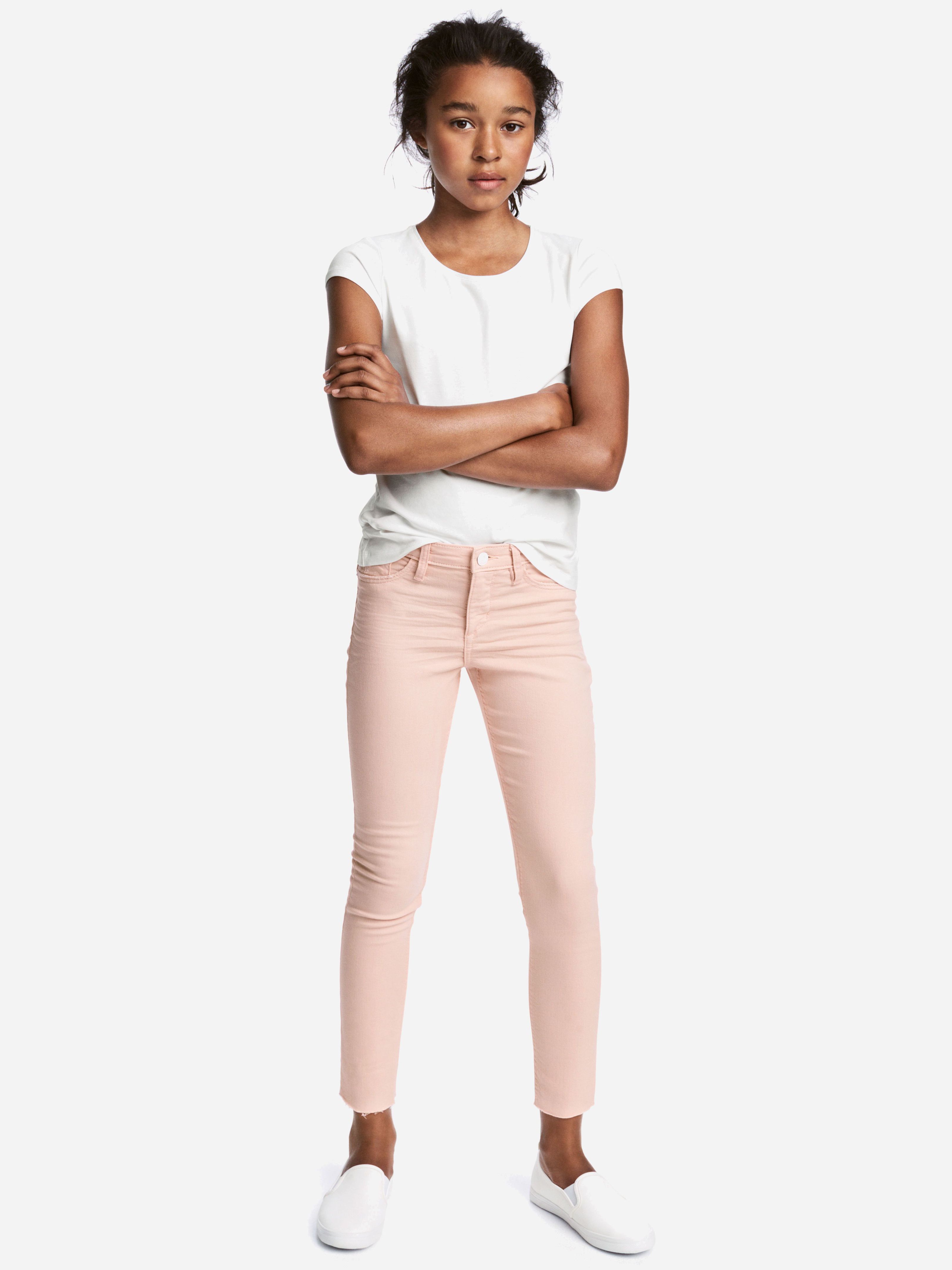 

Джинсы H&M 3349025-ACVZ 164 см Персиковые