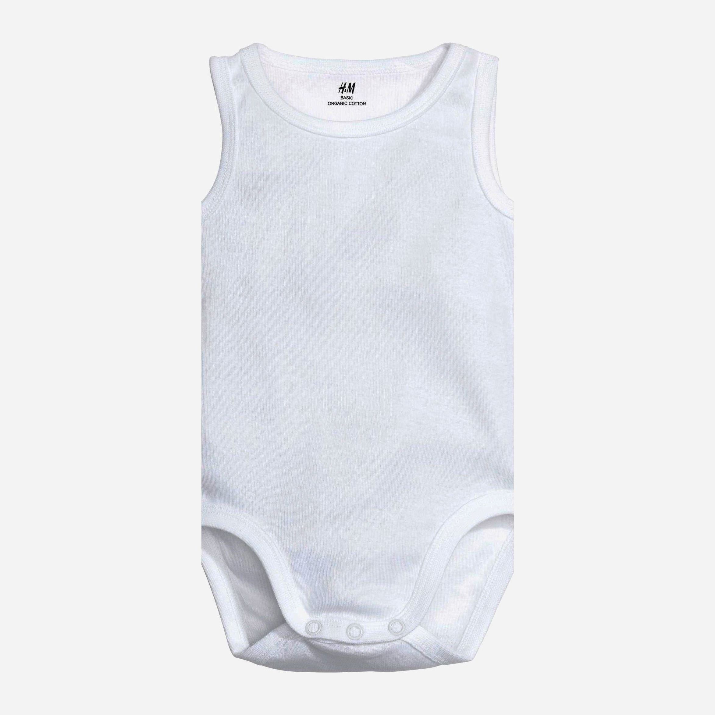 

Боди-майка H&M 146706 50 см Белая (KZ2000000465166)