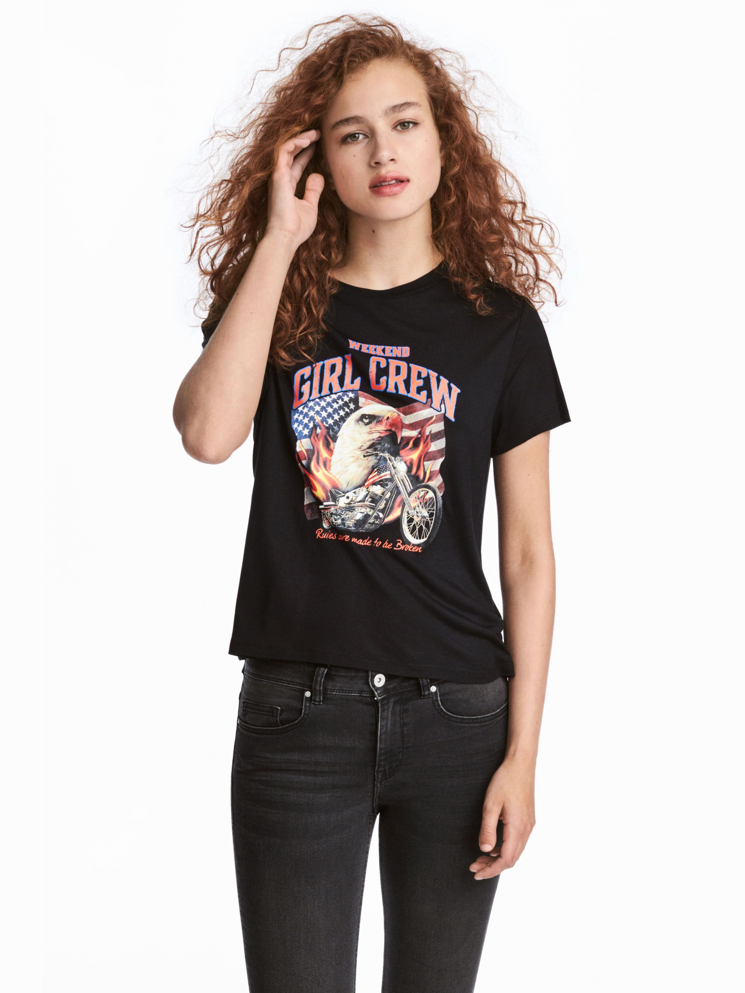

Футболка H&M 4907936-AAPU XS Черная