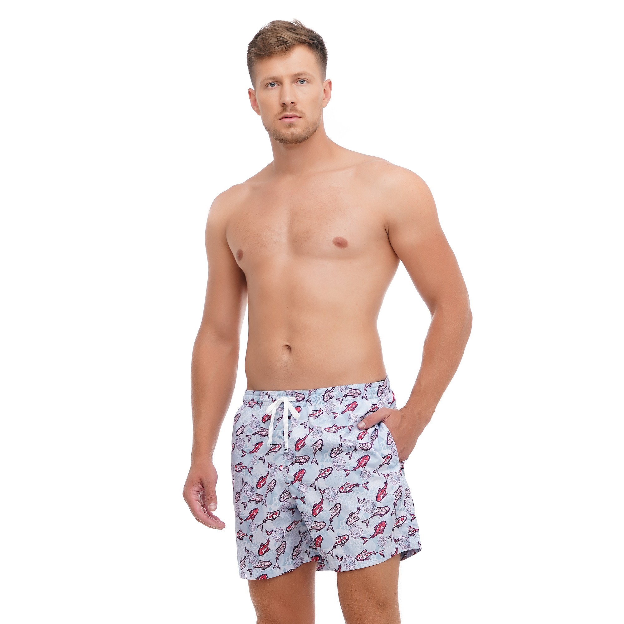 

Шорты пляжные мужские Fish FISH  Разноцветный F20FSH, Шорты пляжные мужские Fish FISH XL Разноцветный F20FSH