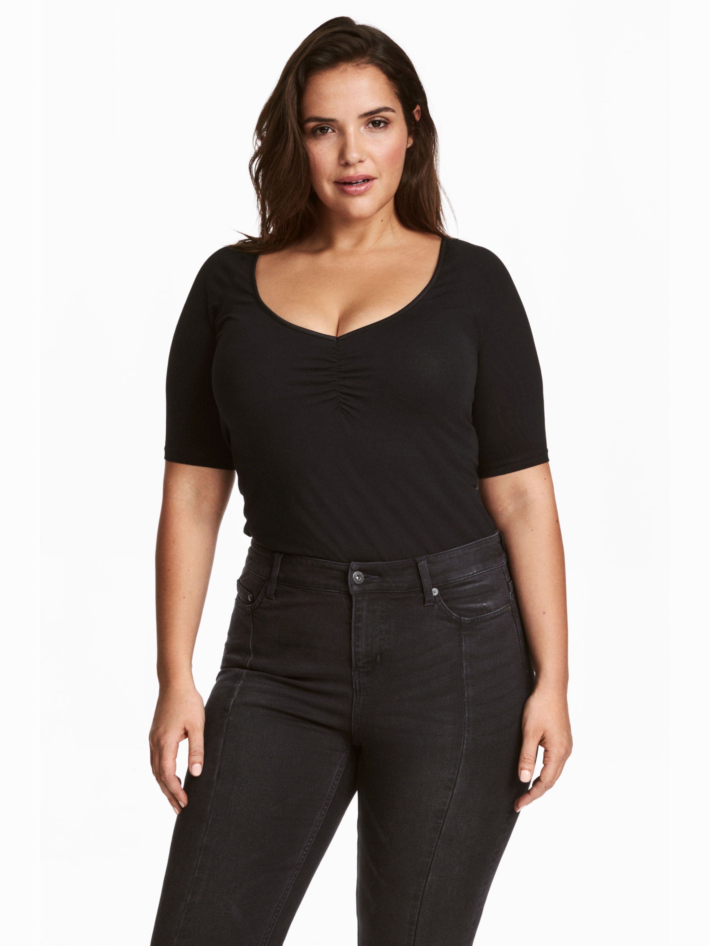 

Футболка H&M 5053635-AAAD XL Черная