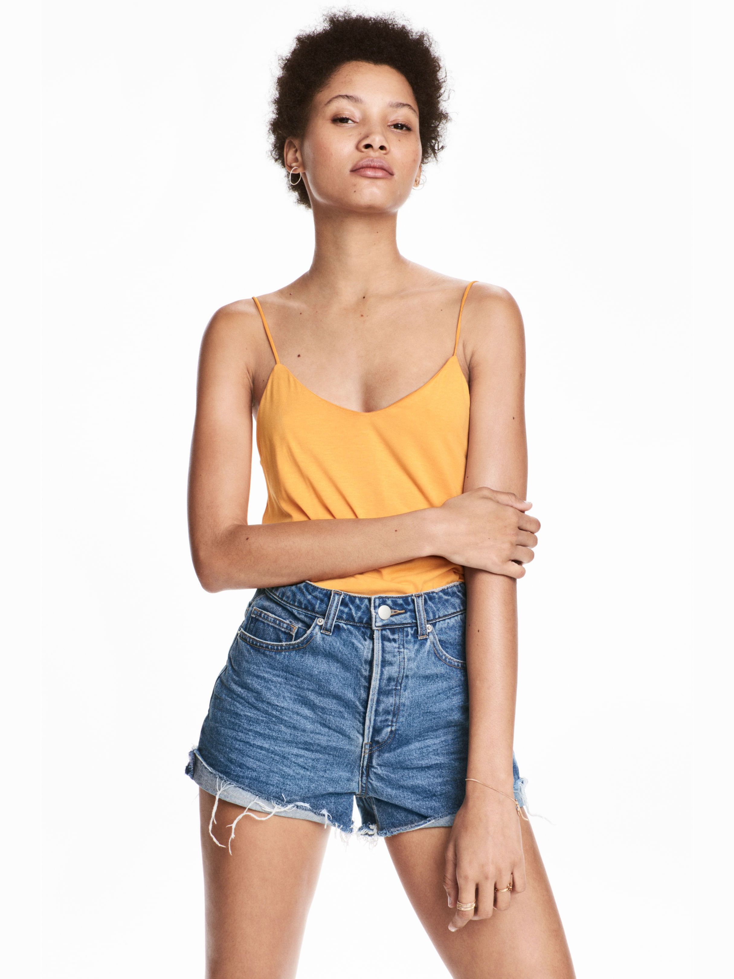 

Майка H&M 4314815-ACXN XL Темно-желтая