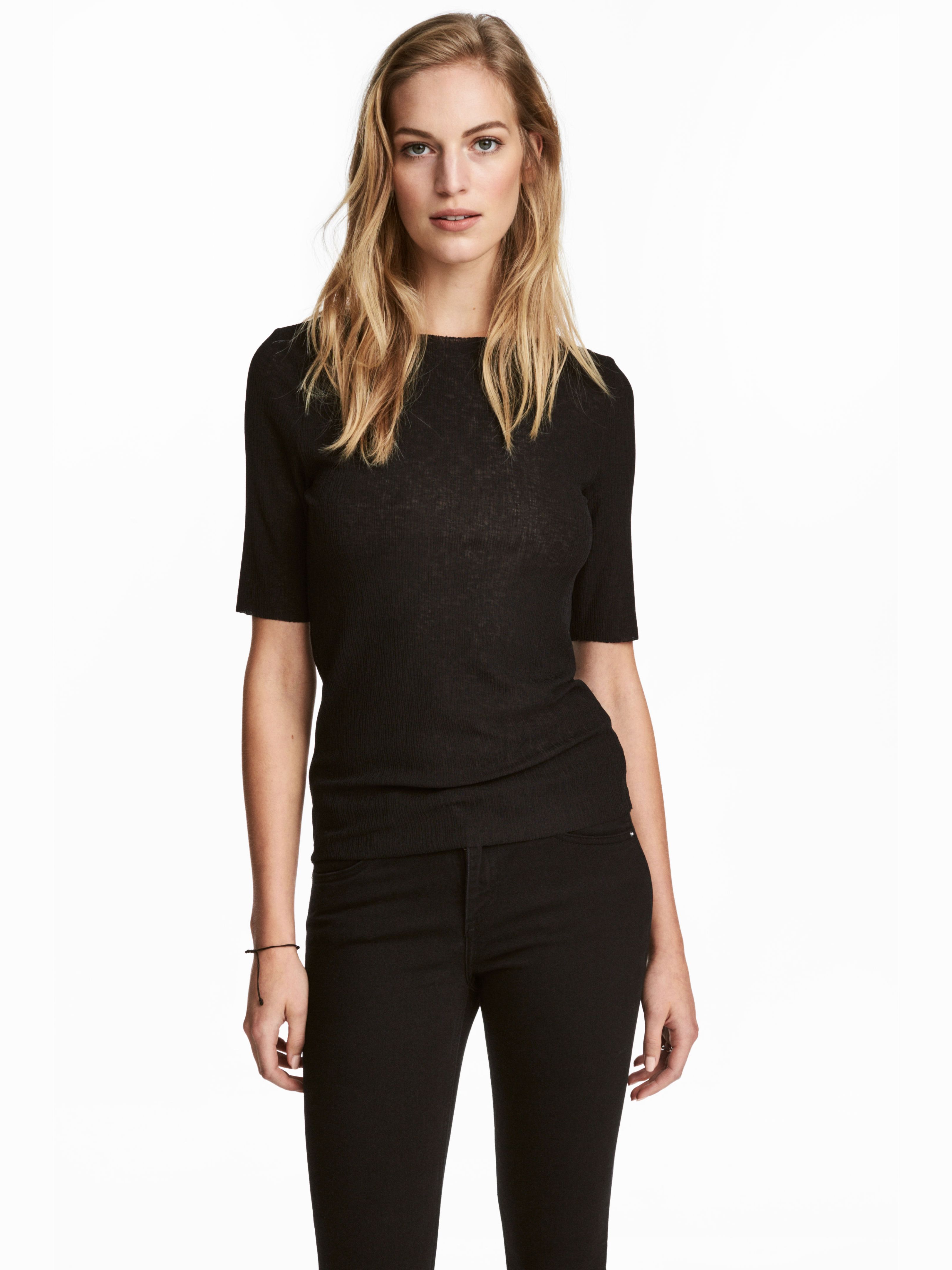 

Футболка H&M 5074535-AAAD XL Черная