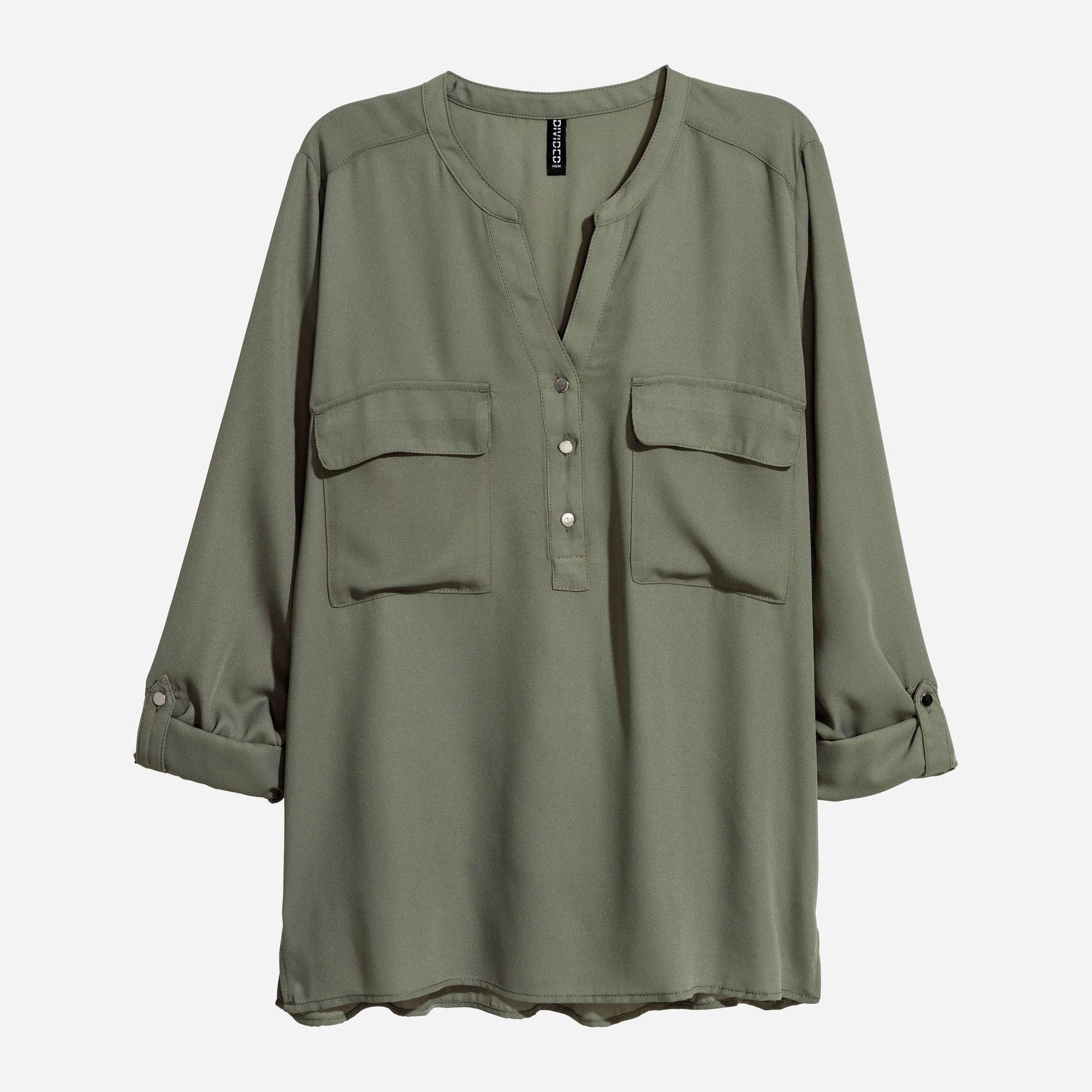 

Блузка H&M 5806747-ACYC 36 Хаки
