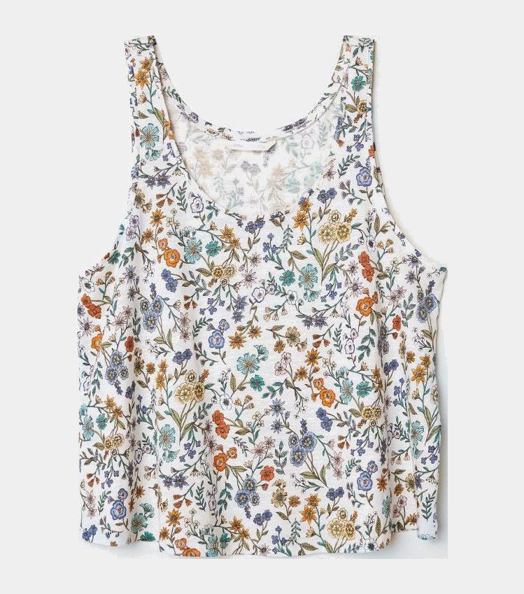 

Топ H&M 2183548-AAPB L Белый